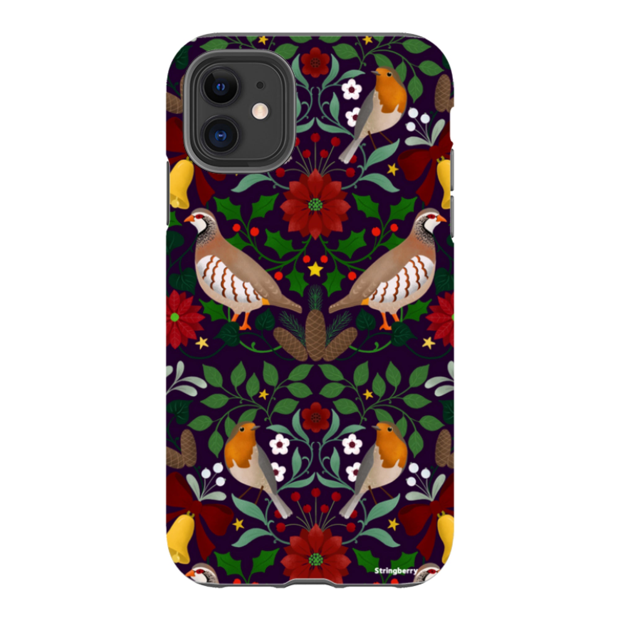 iPhone Tough Case - Xmas Pattern III By Bex Parkin
