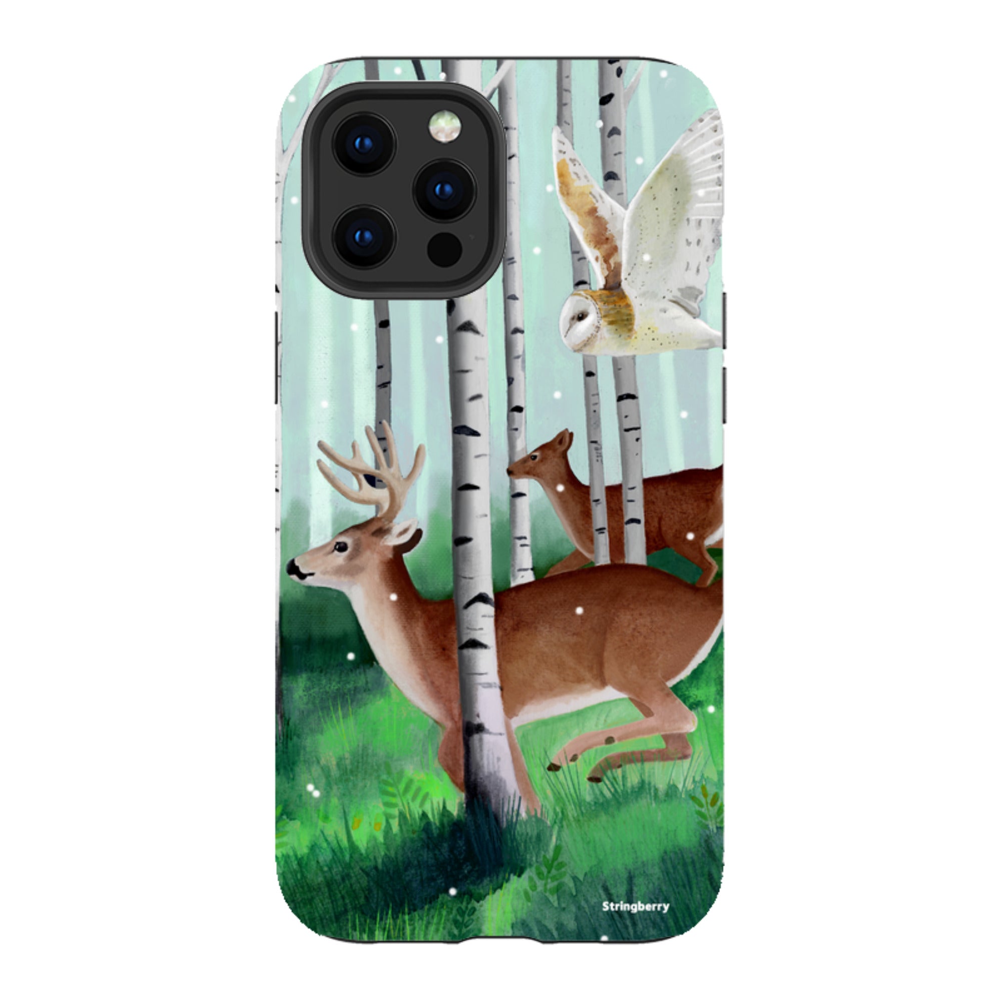 iPhone Tough Case - Winter Woods By Bex Parkin