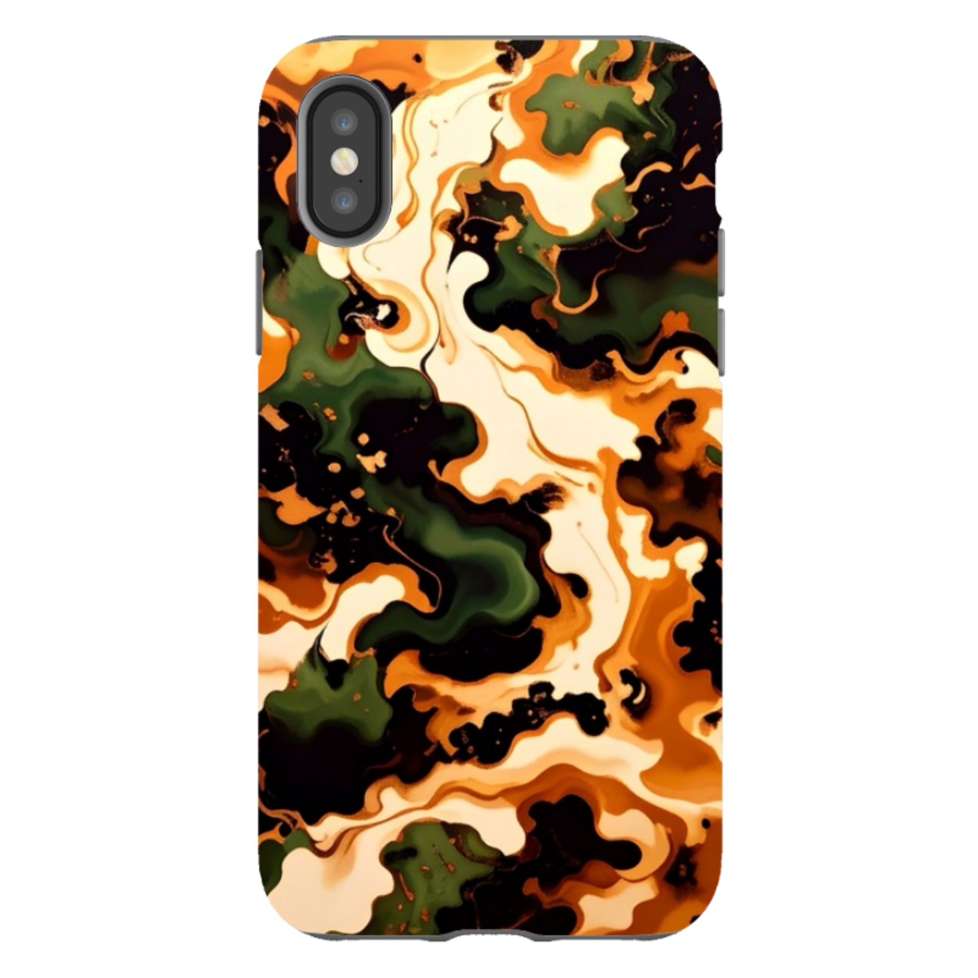 iPhone Tough Case - Green Marble
