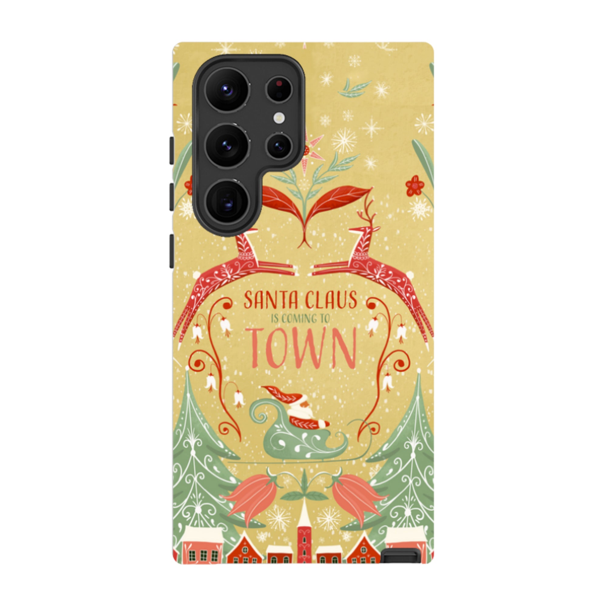 Samsung Tough Case - Santa Claus Is Coming To Town By Maja Lindberg