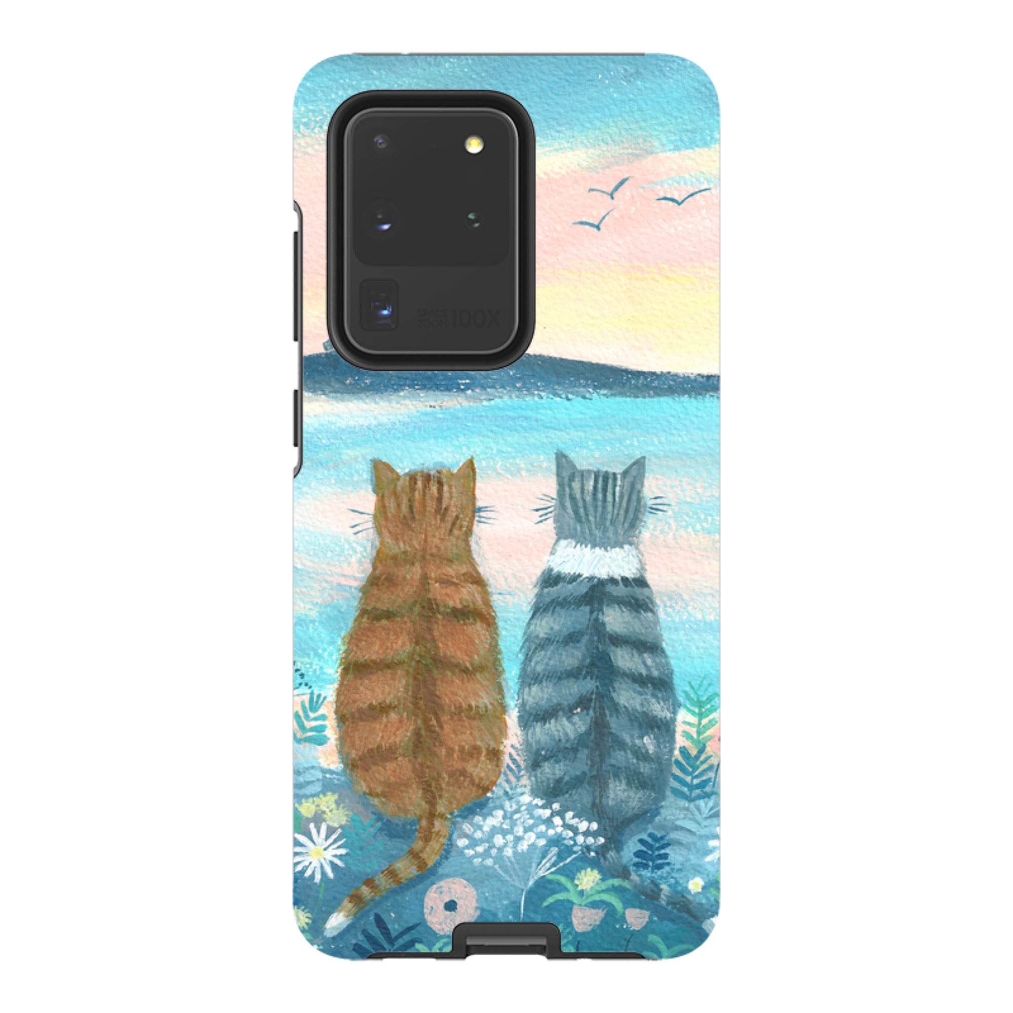 Samsung Tough Case - Sunset Cats 2 By Mary Stubberfield