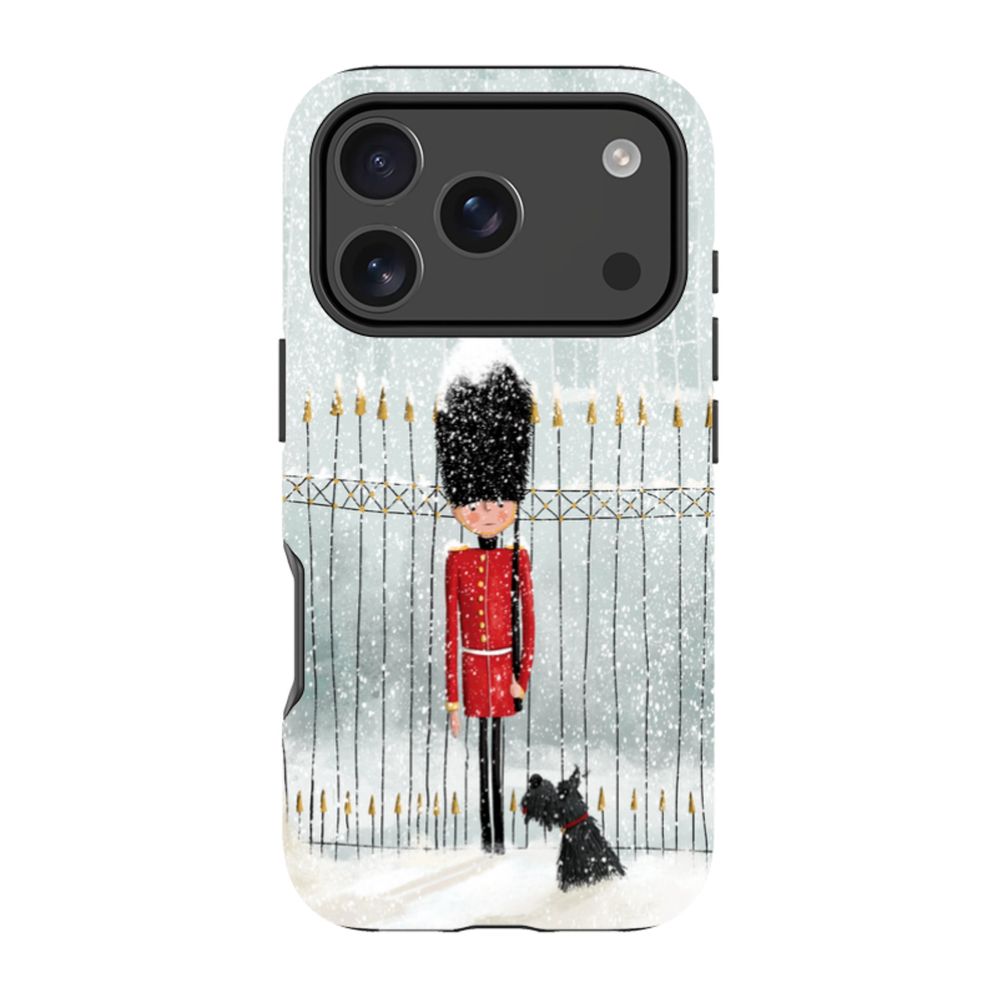 iPhone Tough Case - London In Snow By Maja Lindberg