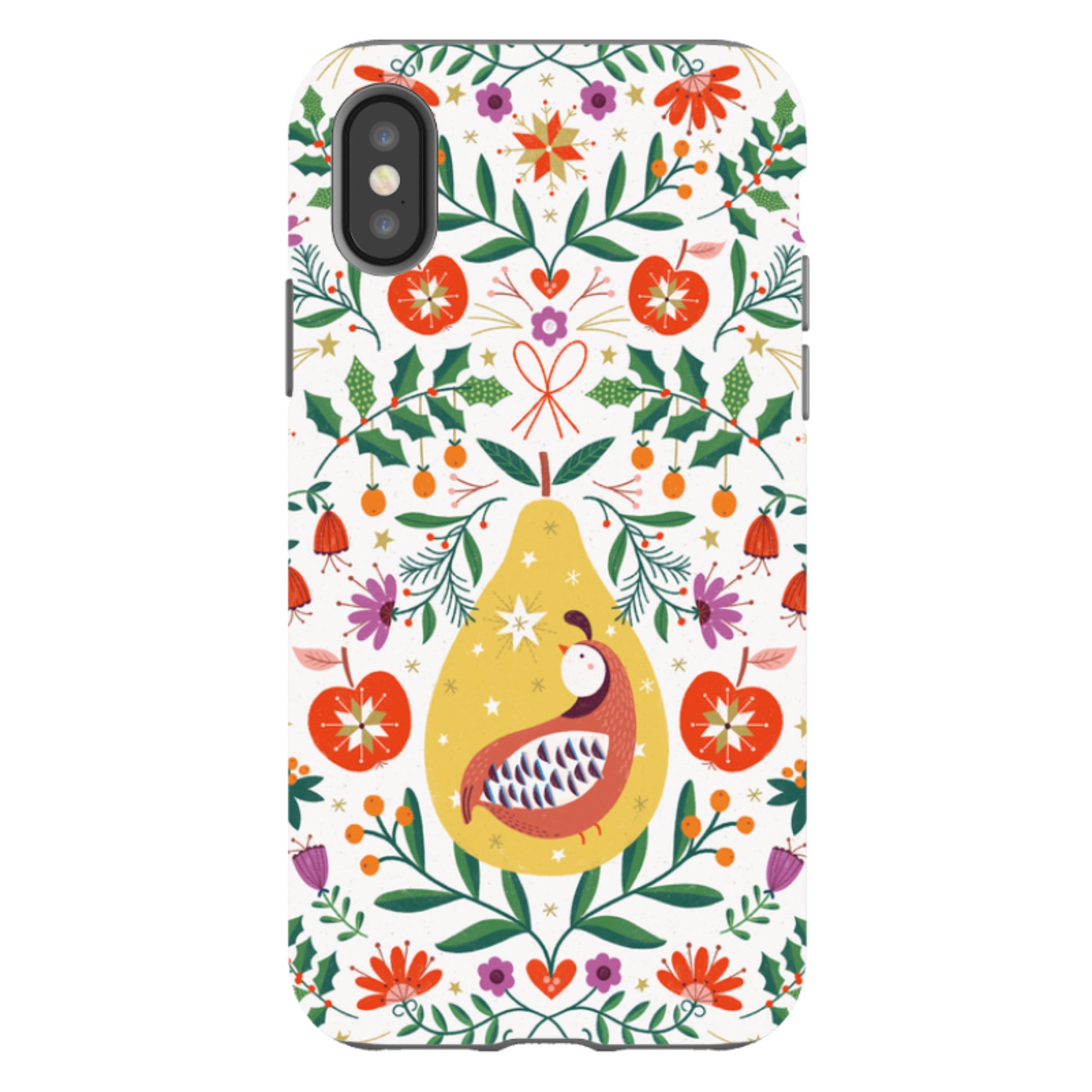 iPhone Tough Case - Festive Fruits By Ali Brookes