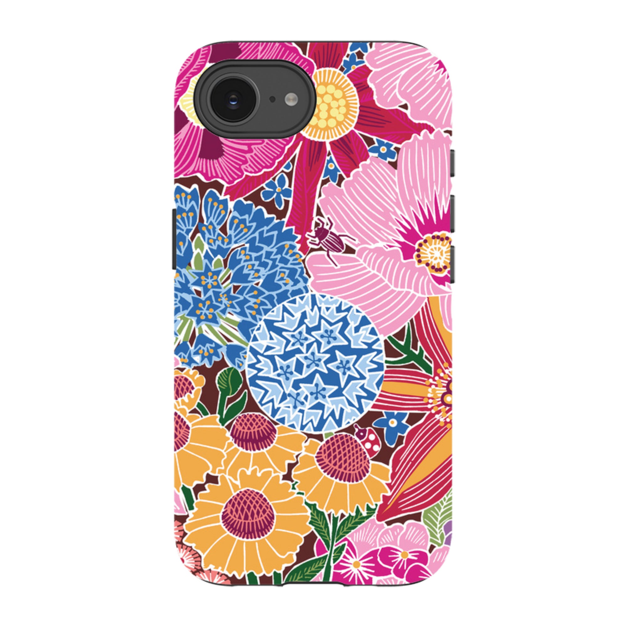 iPhone Tough Case - Jigsaw Floral 2 By Kate Heiss