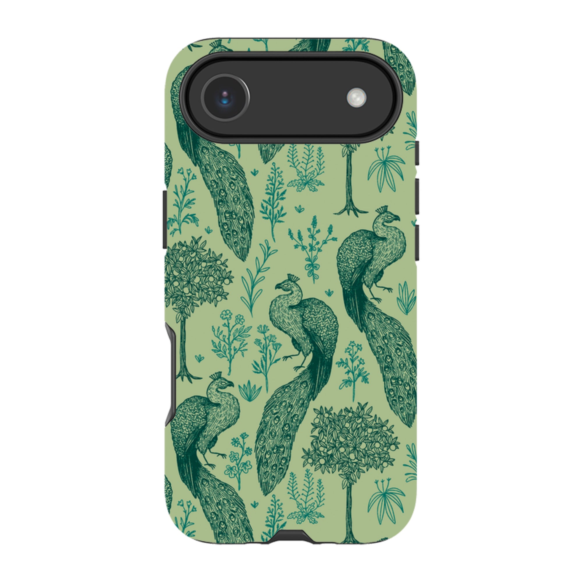 iPhone MagSafe Tough Case -  Peacock Pattern By Anna Stead