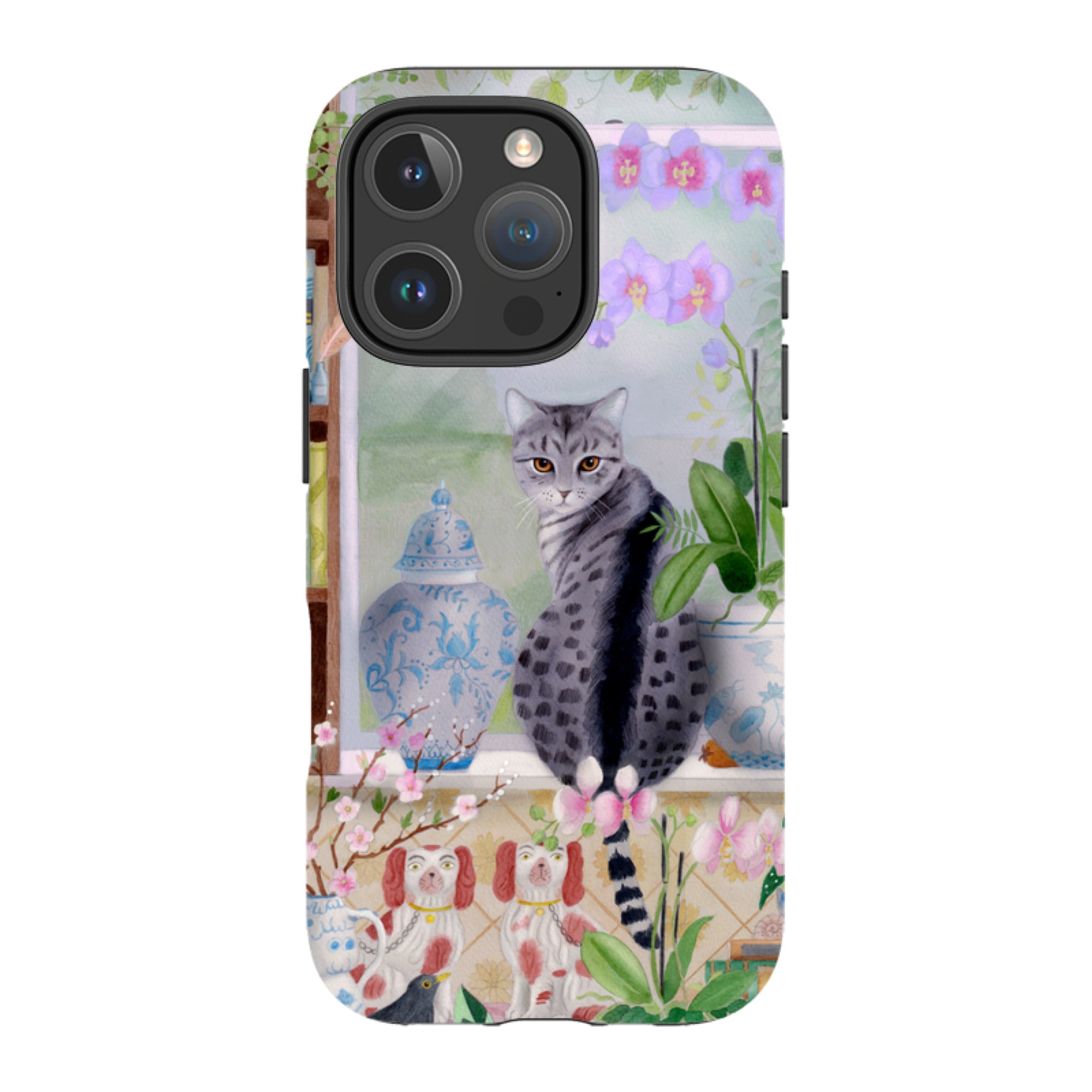 iPhone MagSafe Tough Case - Cat in Window By Bex Parkin