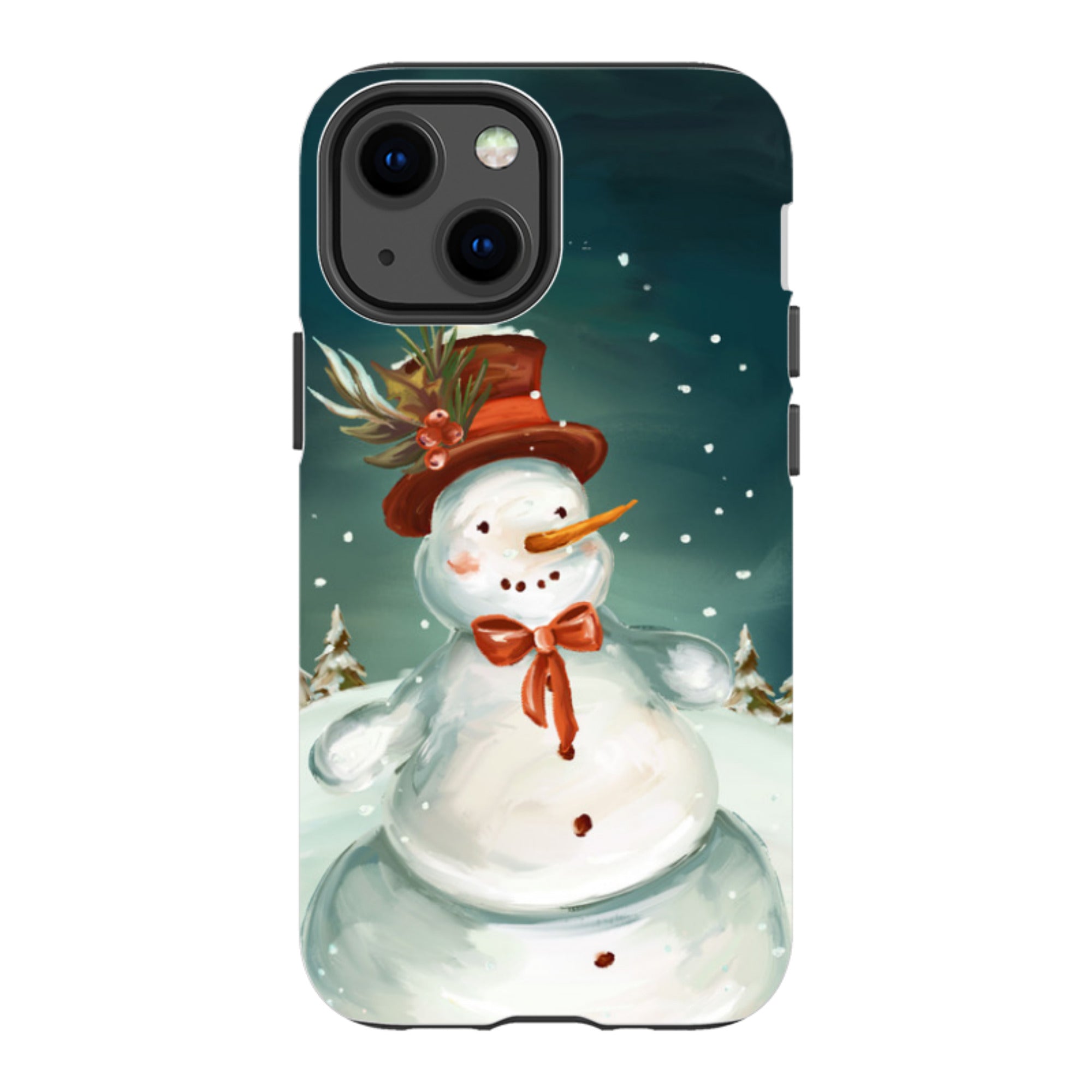 iPhone Tough Case - Snowman