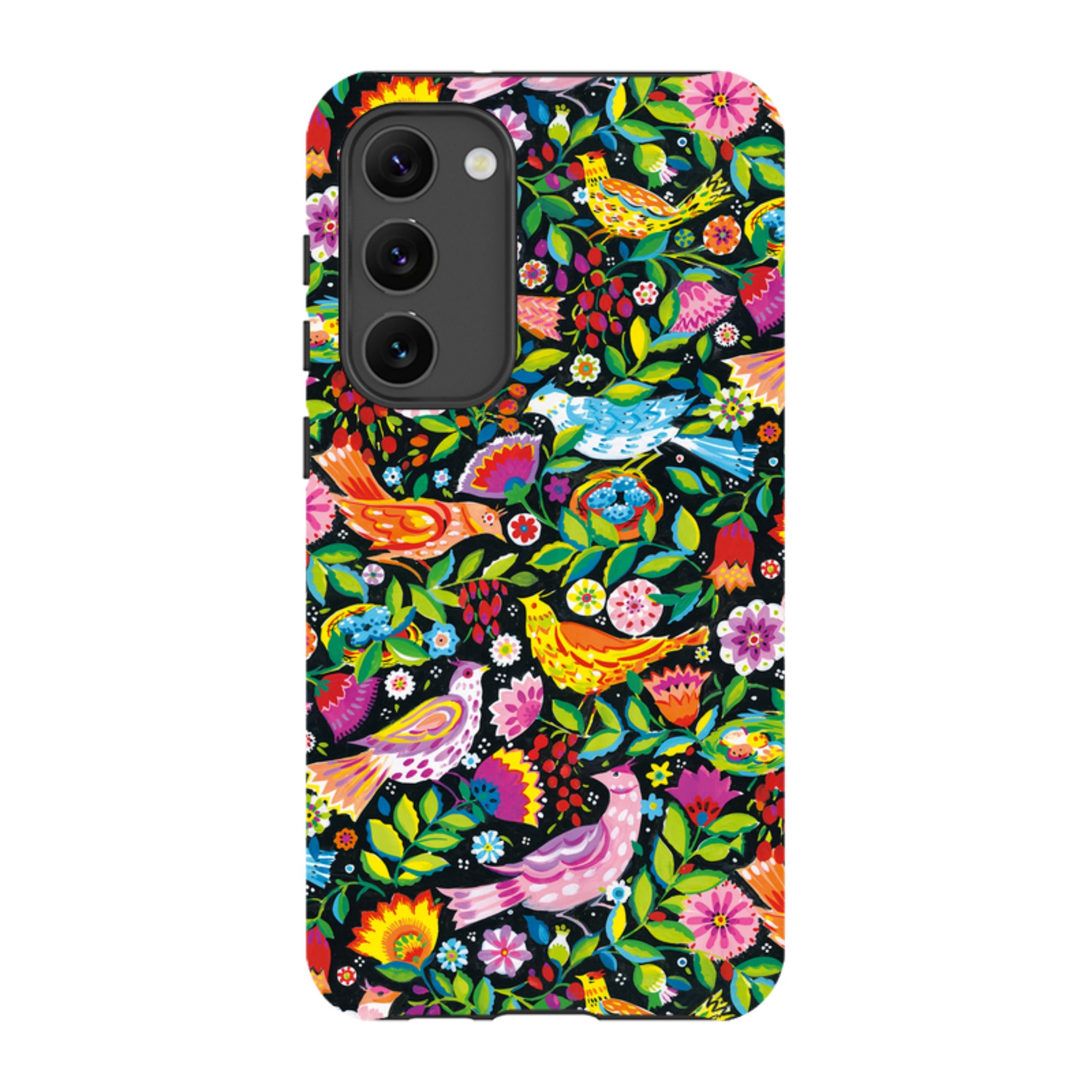 Samsung Tough Case - Folk Birds By Sarah Campbell