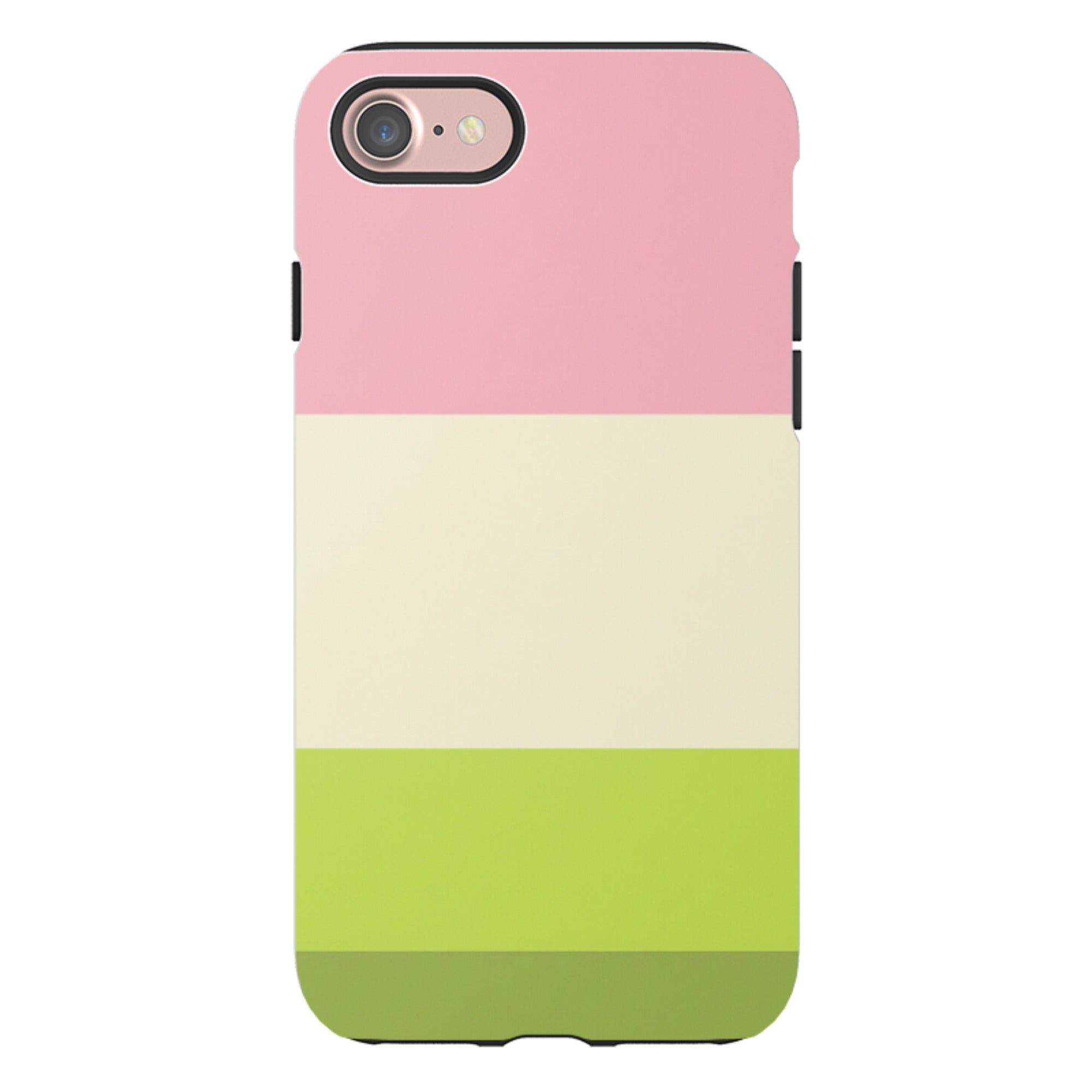 iPhone Tough Case - Pink & Sage Green