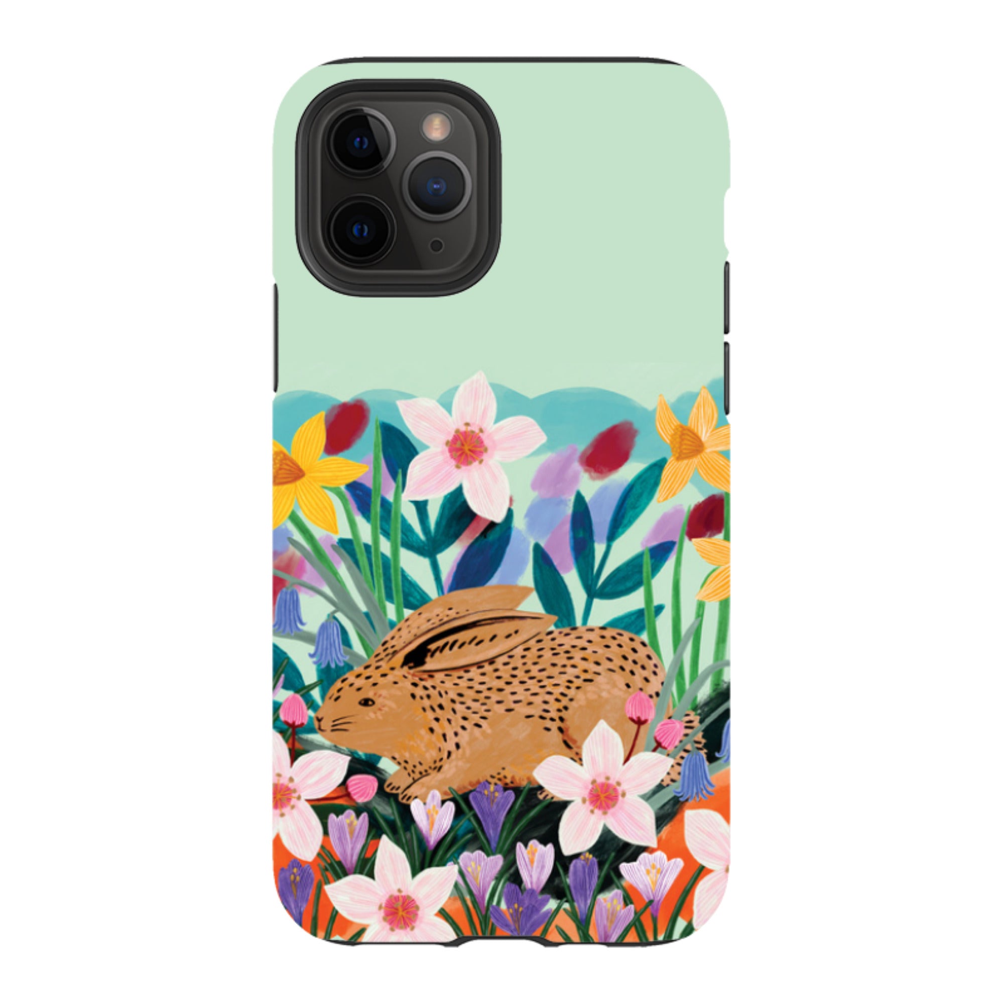 iPhone Tough Case - Spring Bunny By Lee Foster Wilson