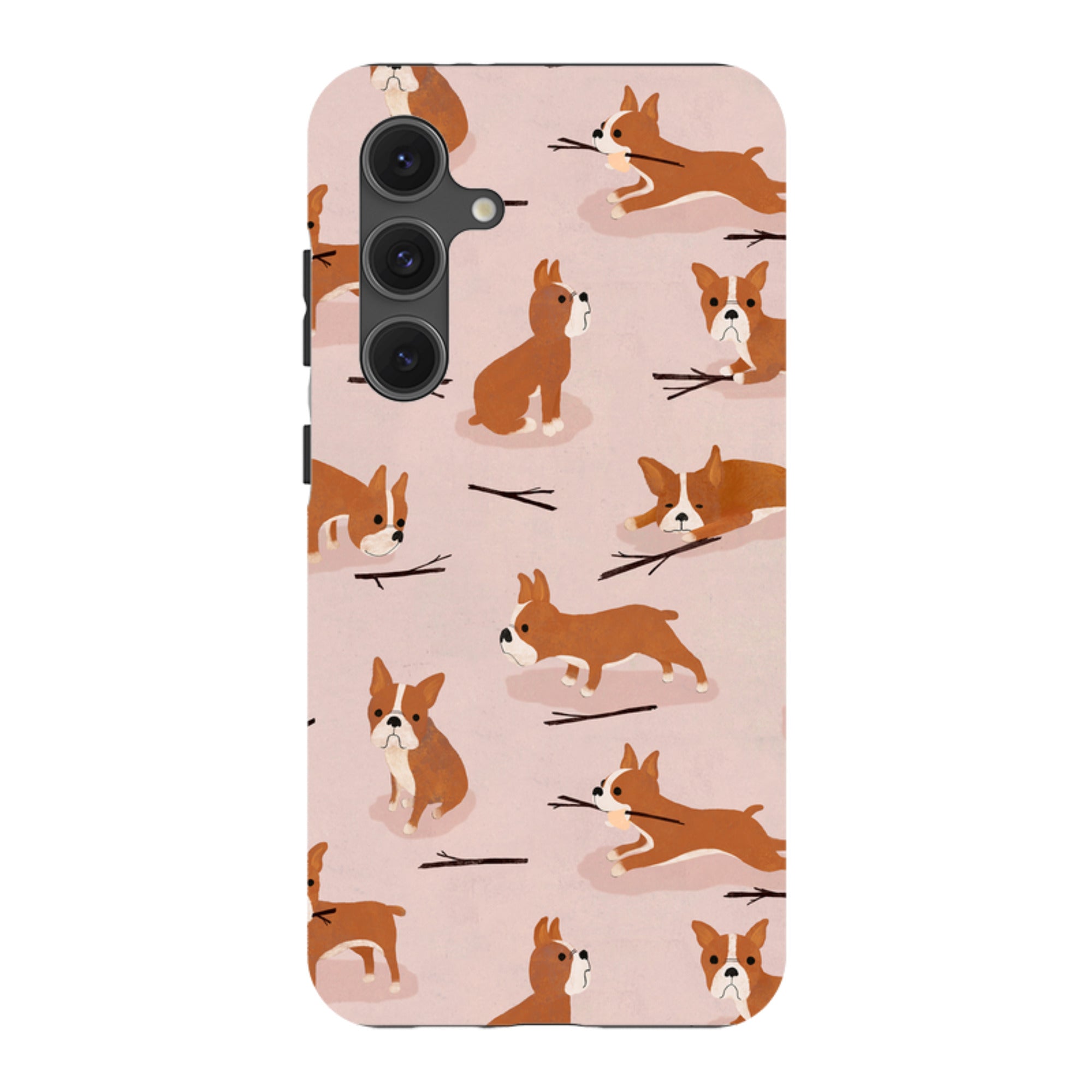 Samsung Tough Case - Boston Terrier By Katherine Quinn