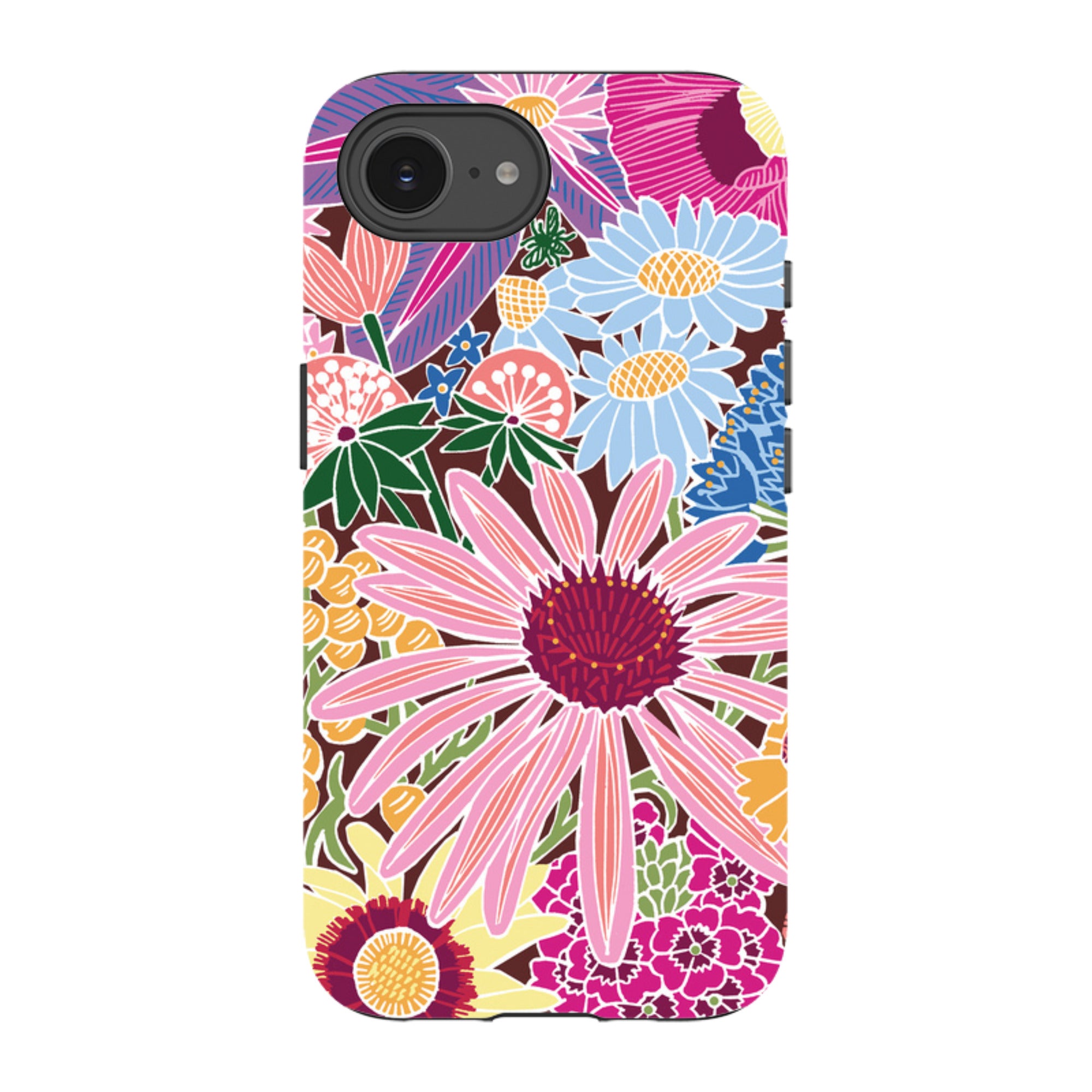 iPhone Tough Case - Jigsaw Floral 1 By Kate Heiss