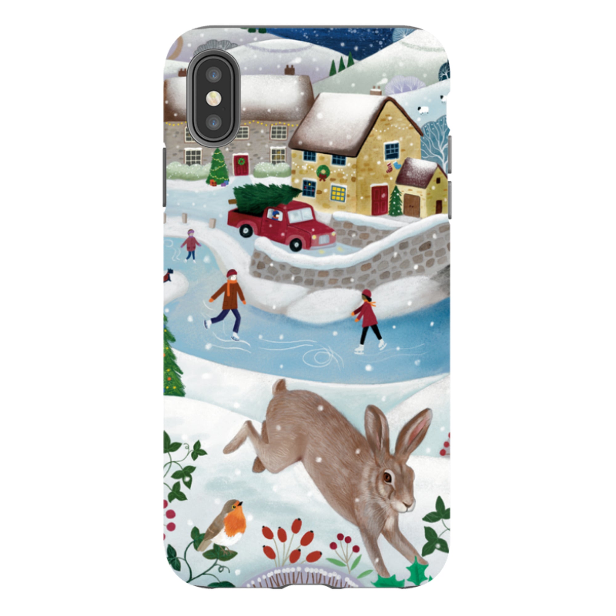 iPhone Tough Case - Advent Rabbit By Bex Parkin