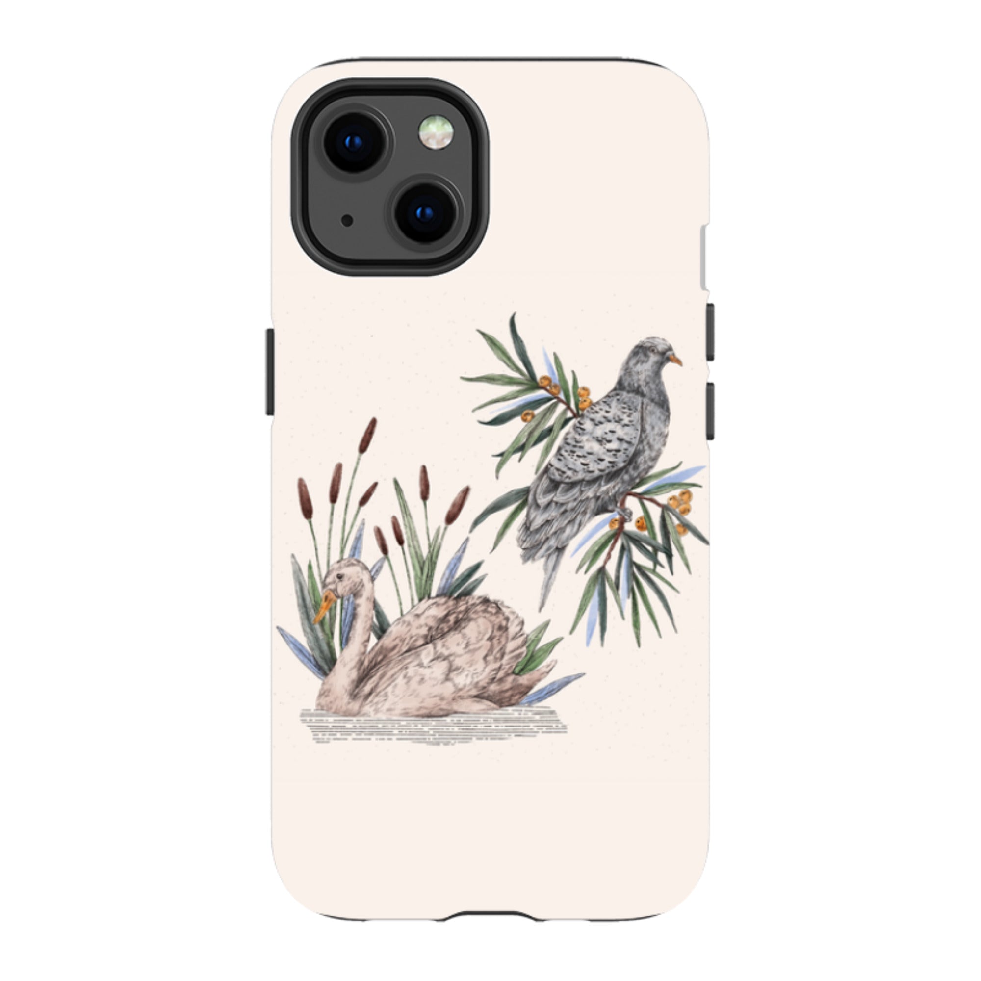 iPhone MagSafe Tough Case -  Swan Pigeon By Jade Mosinski