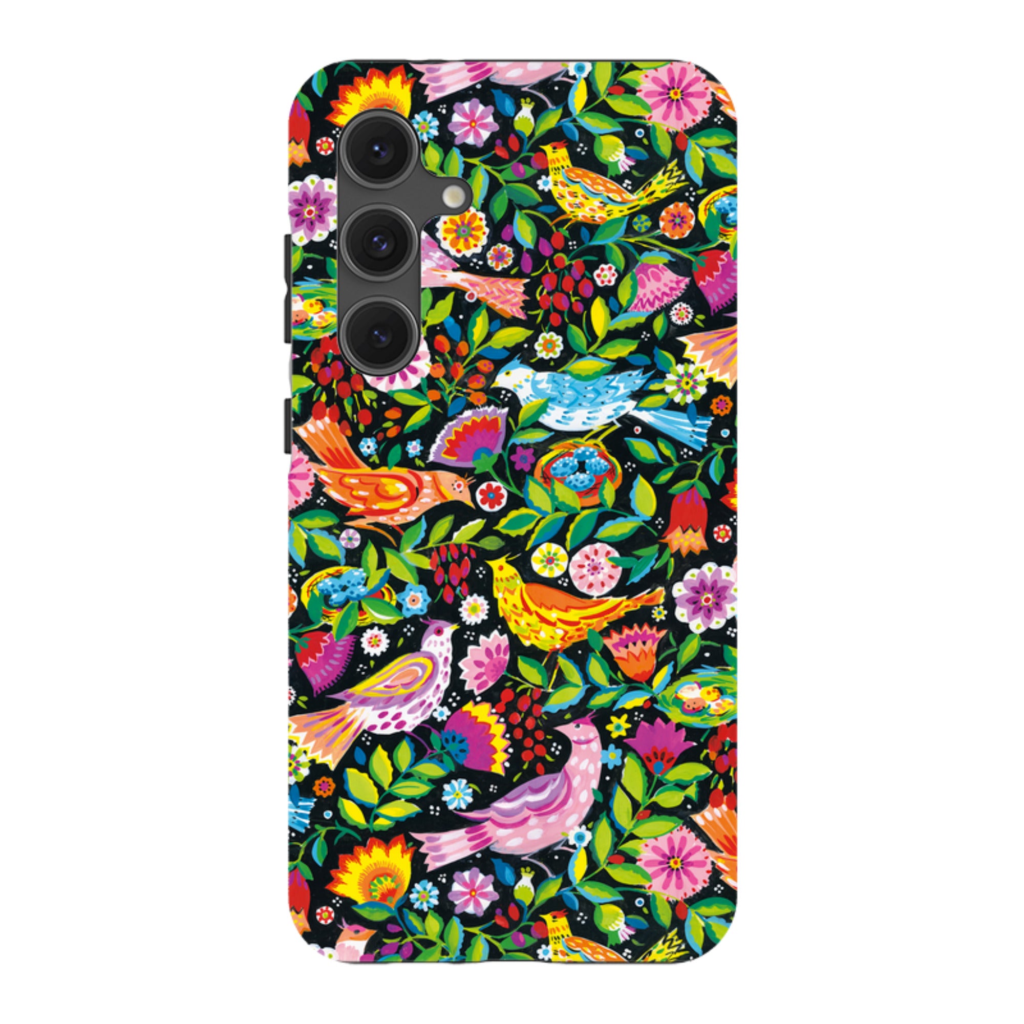 Samsung Tough Case - Folk Birds By Sarah Campbell