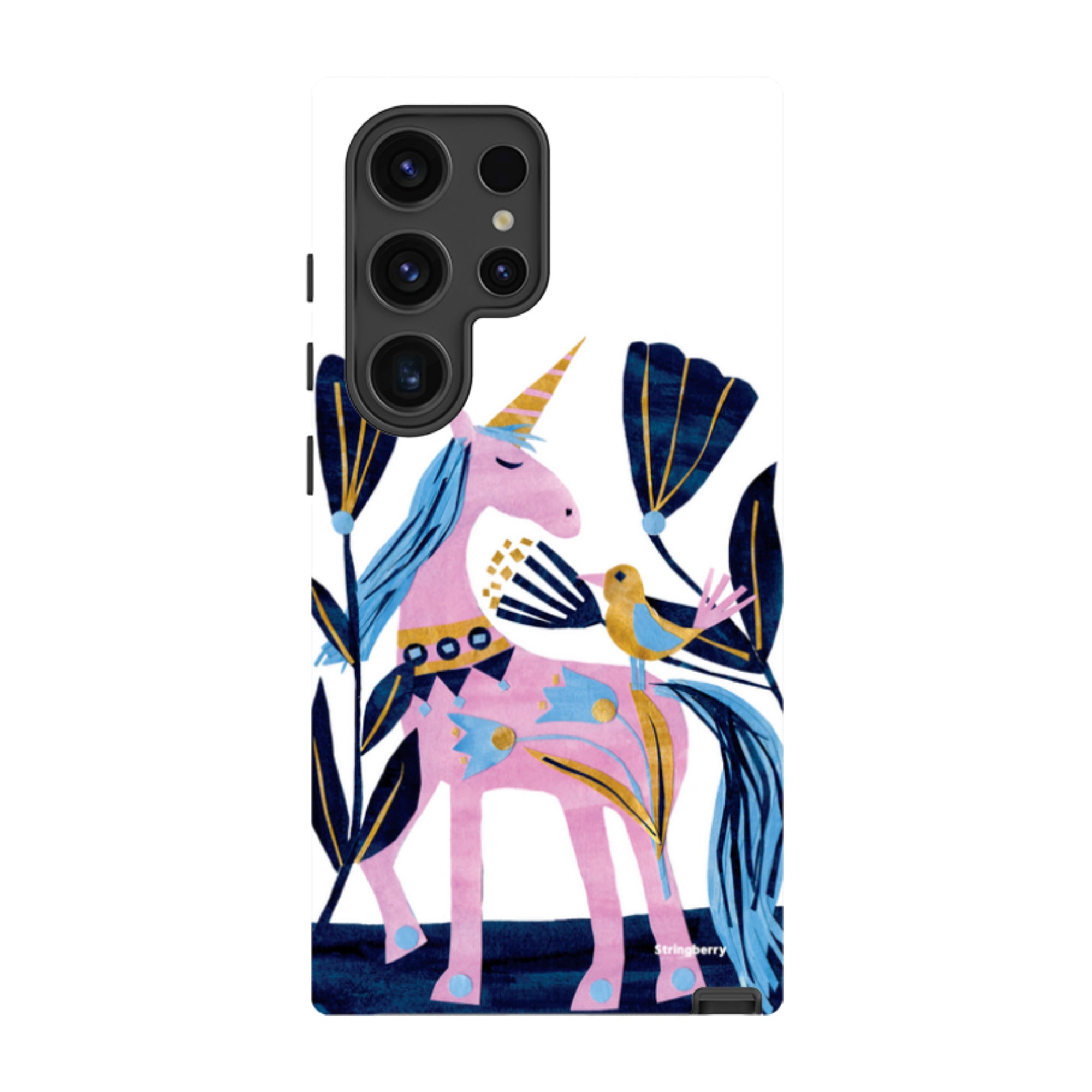 Samsung Tough Case - Lilac Unicorn By Tracey English