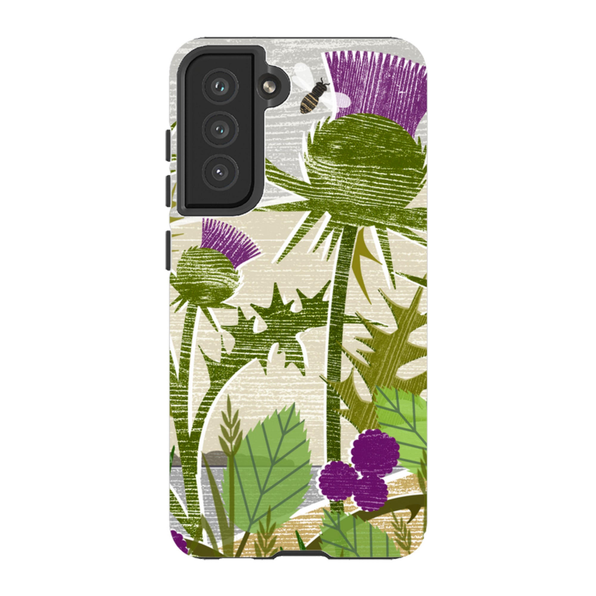 Samsung Tough Case - Purple Thistle By Liane Payne