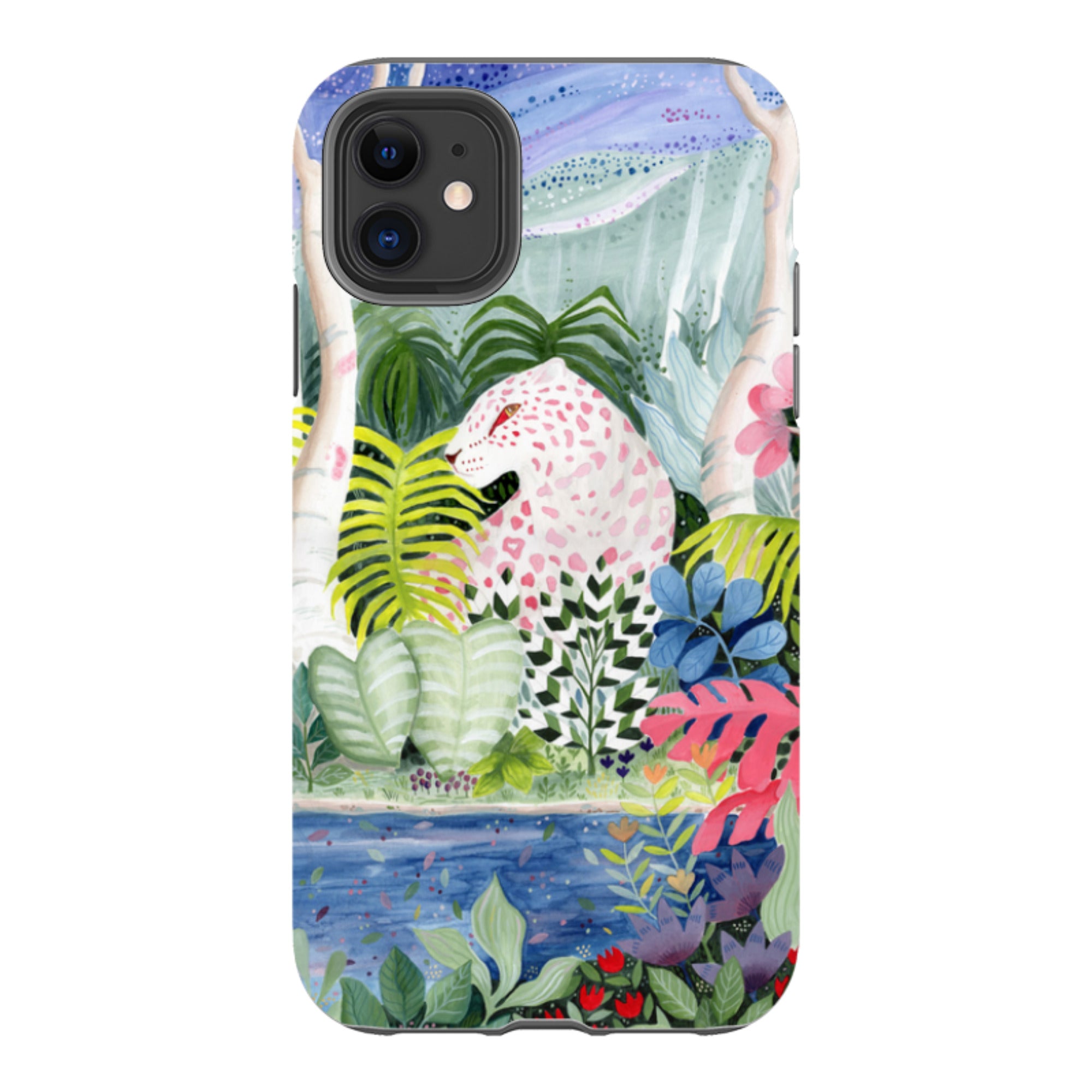 iPhone Tough Case - Cosmic Leopard By Bex Parkin