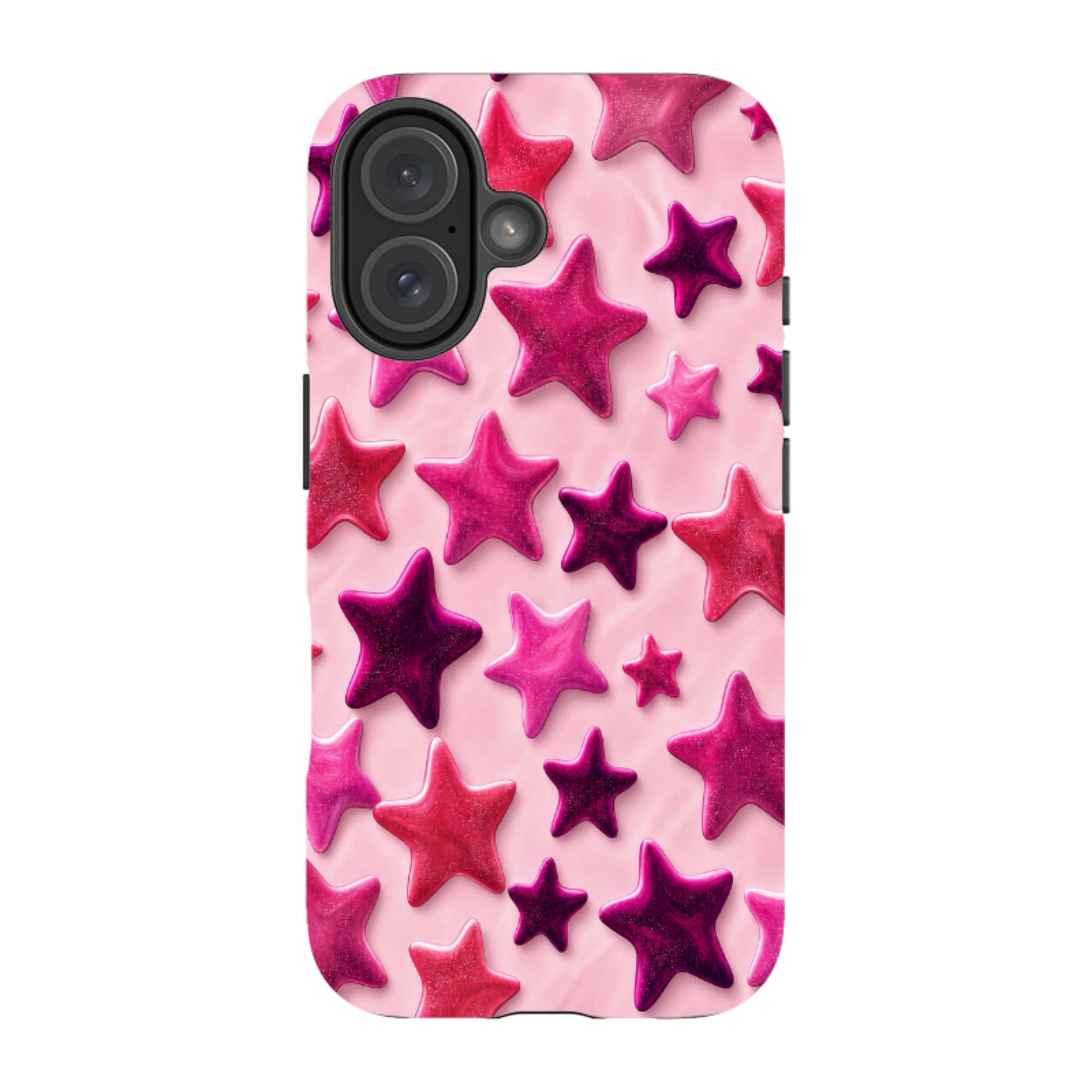 iPhone Tough Case - Fuchsia Star