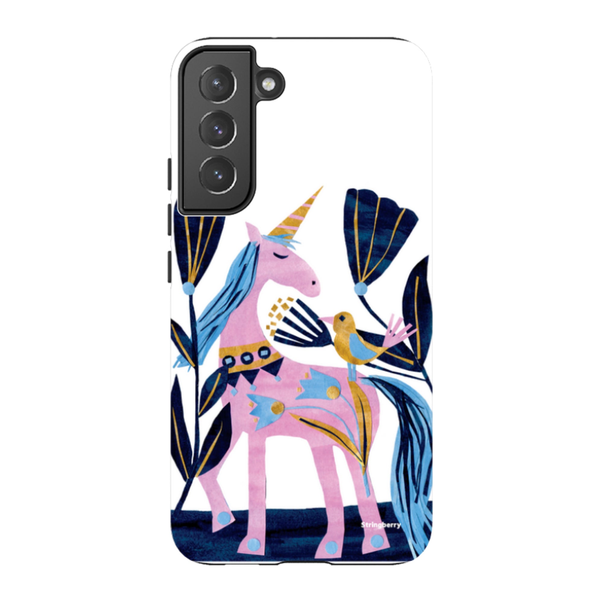 Samsung Tough Case - Lilac Unicorn By Tracey English