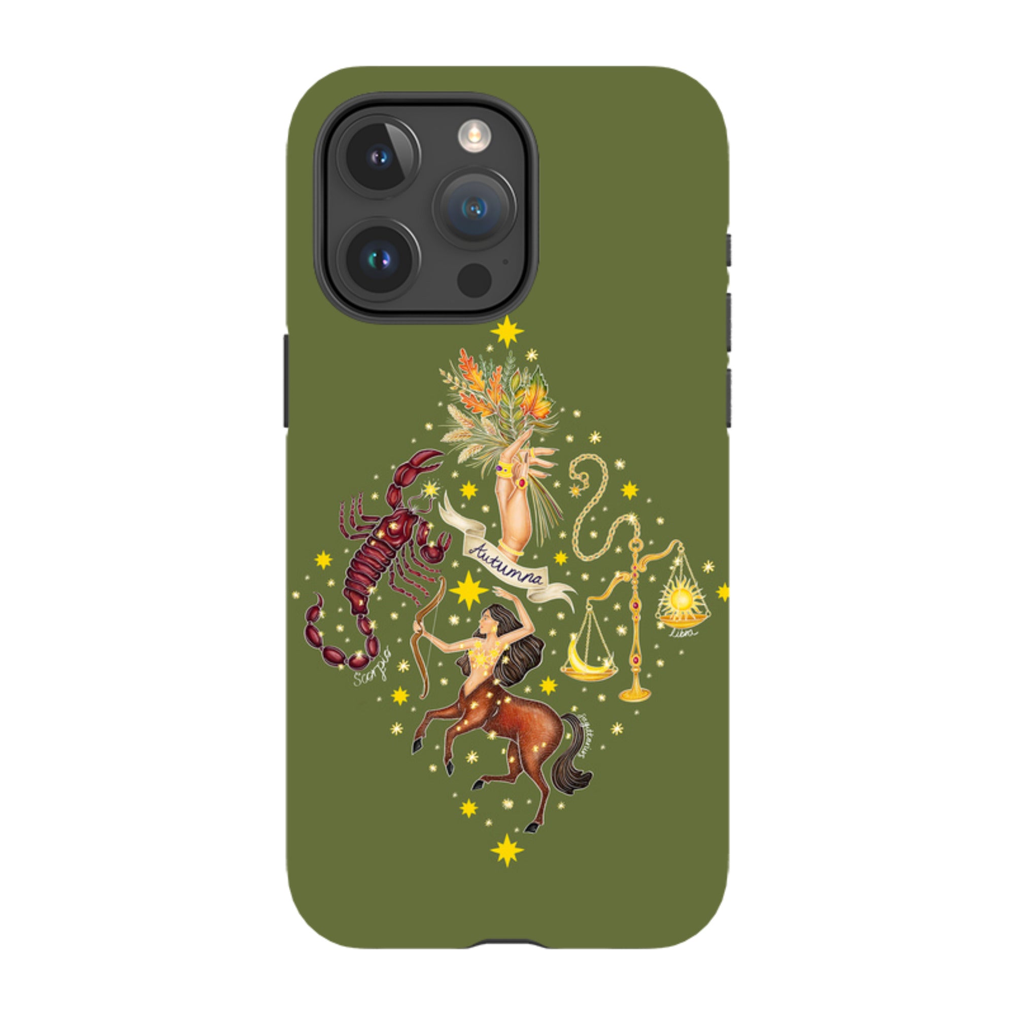 iPhone MagSafe Tough Case - Autumn Zodiac By Catherine Rowe