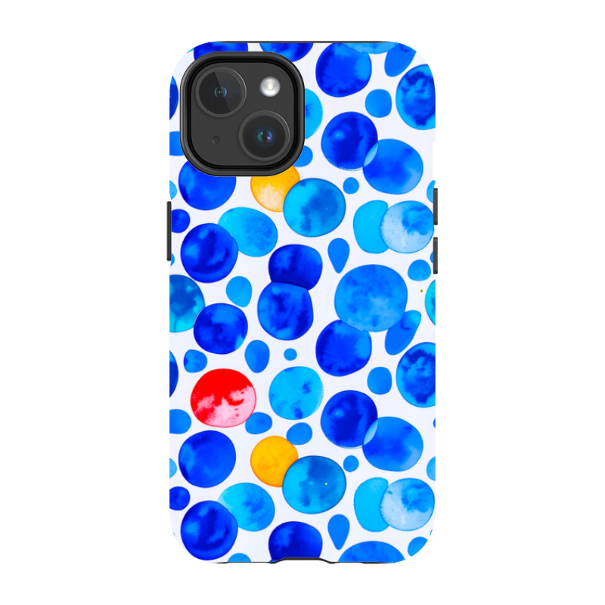 iPhone MagSafe Tough Case - Blue Moon Polka