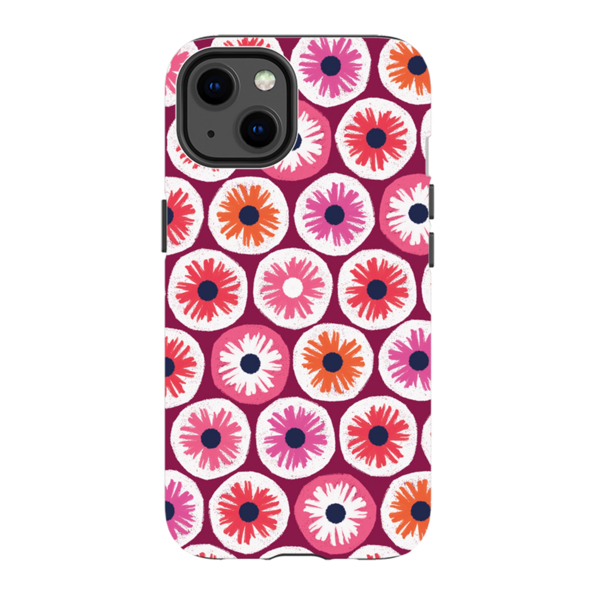 iPhone Tough Case - Penny Flowers Red By Ali Brookes
