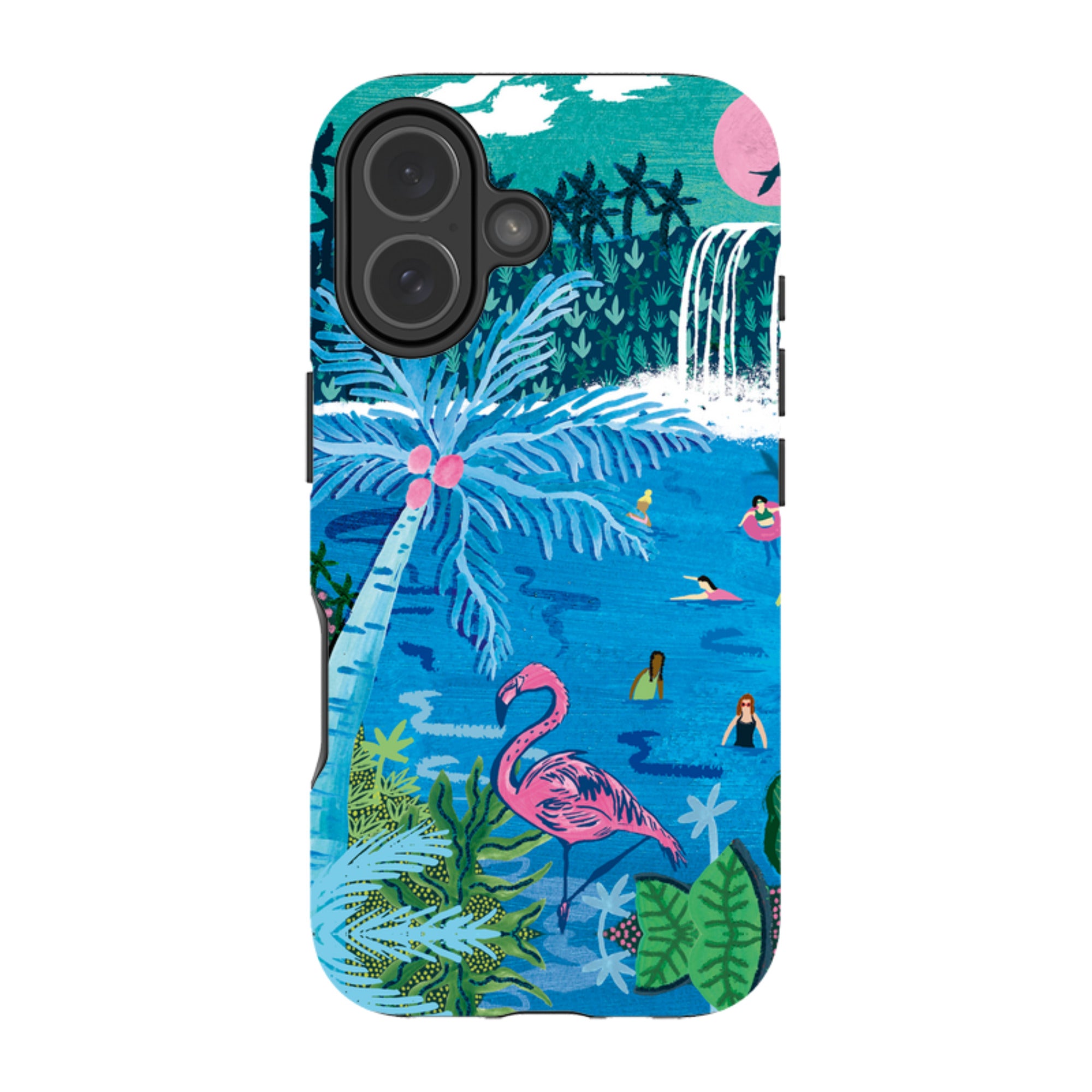 iPhone MagSafe Tough Case - Palm Pool III By Emma Frances Grant
