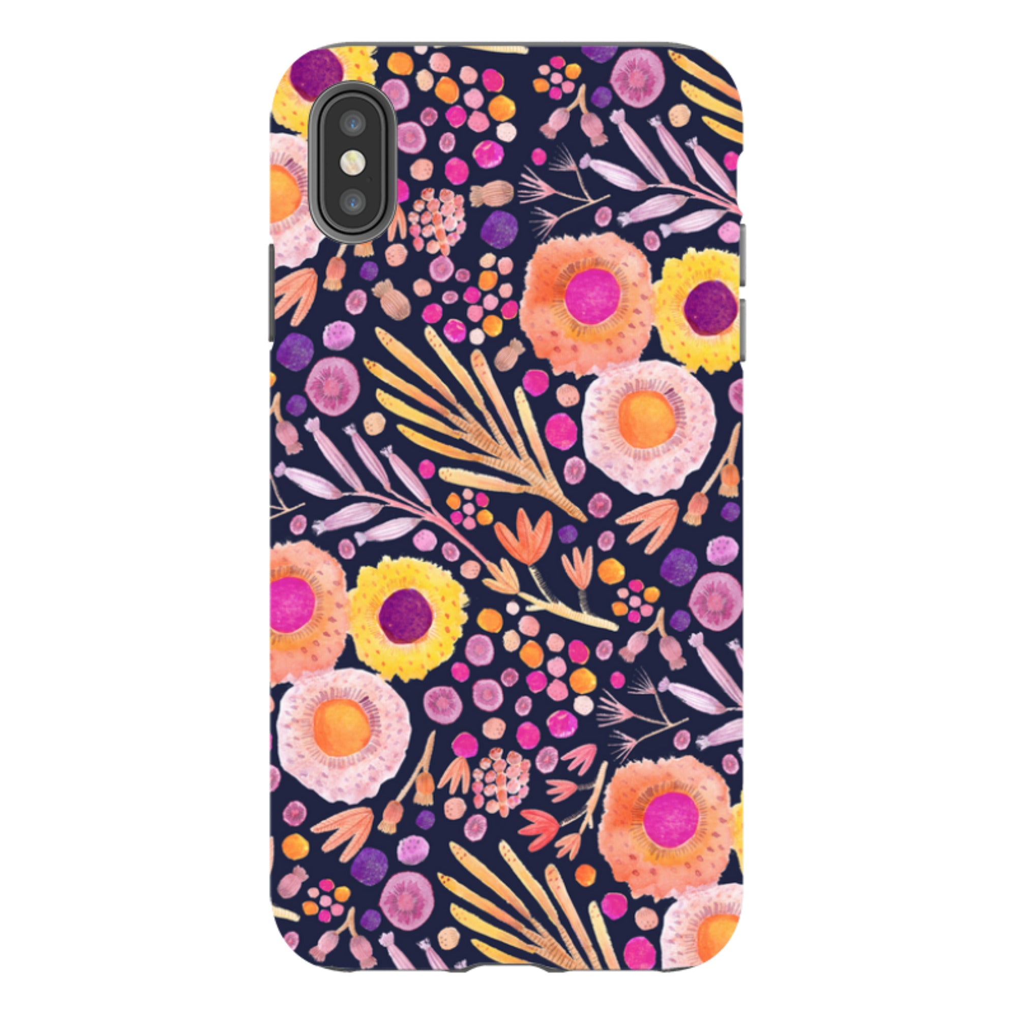 iPhone Tough Case - Floral Passion By Gabriela Larios