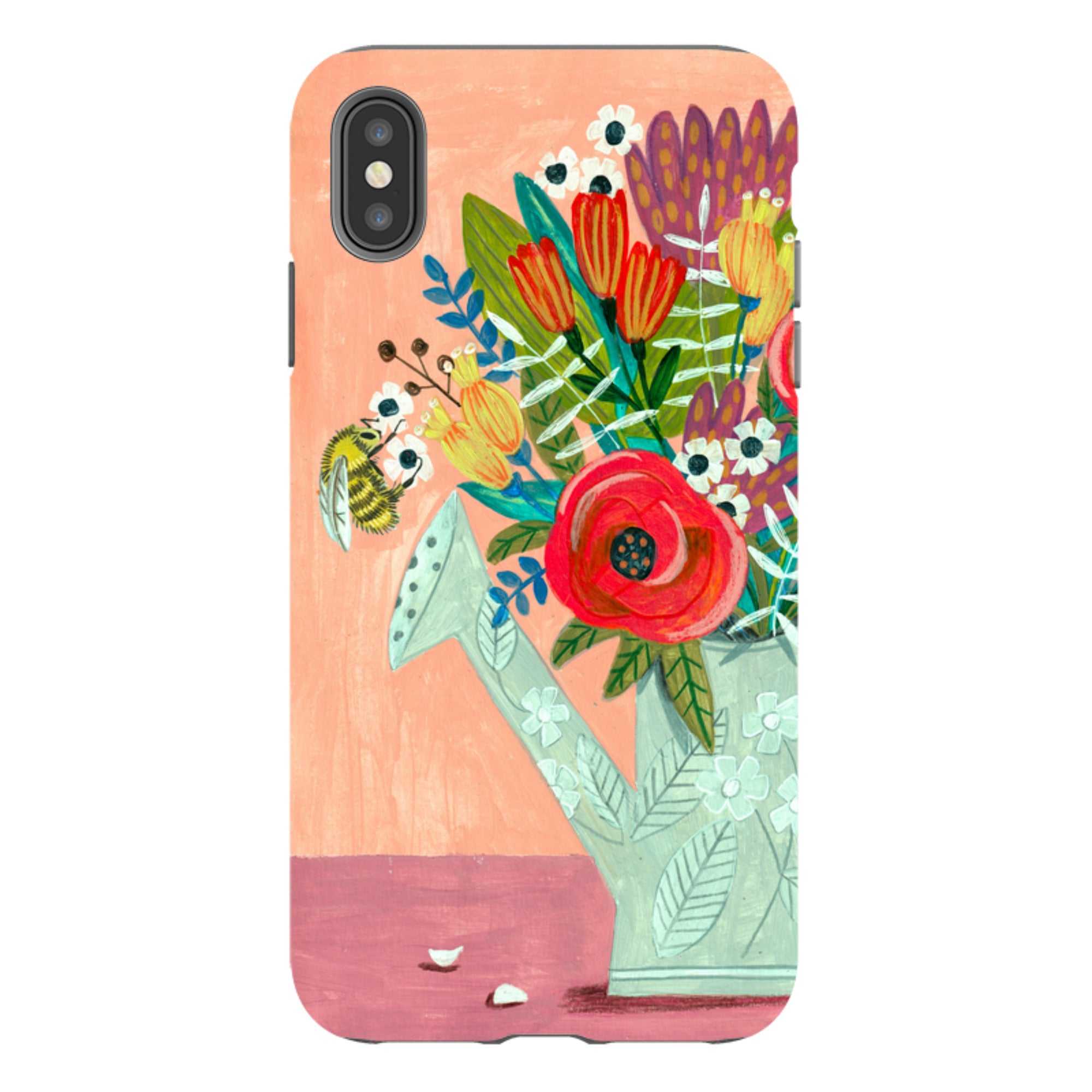 iPhone Tough Case - Watering Can By Caroline Bonne Muller