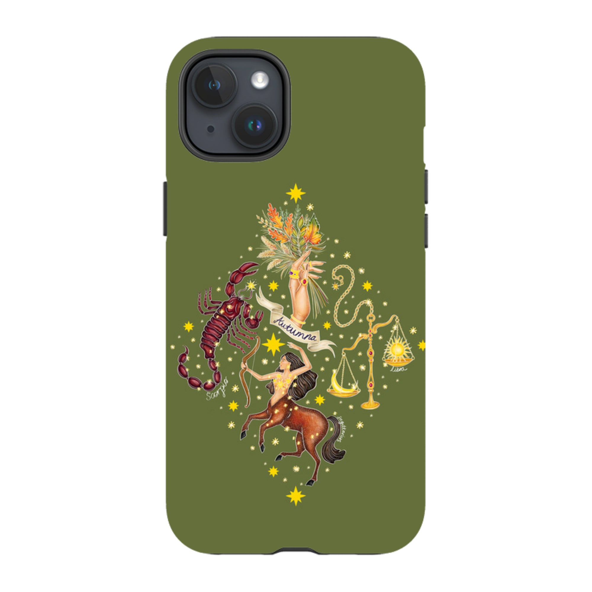 iPhone MagSafe Tough Case - Autumn Zodiac By Catherine Rowe