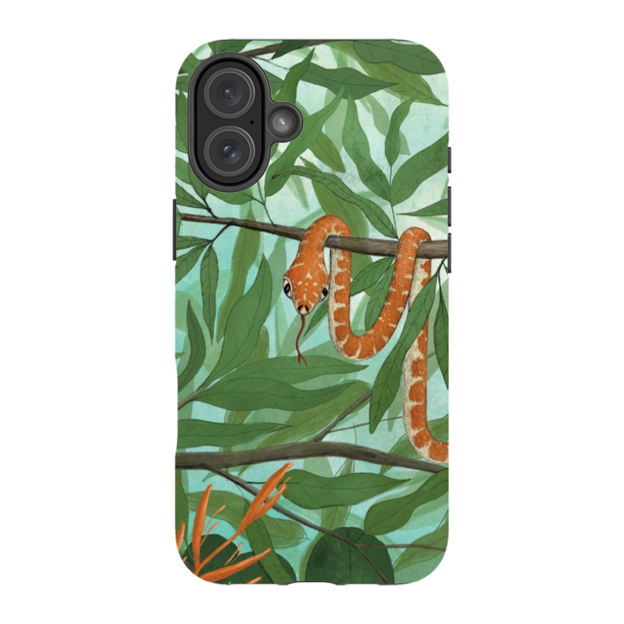 iPhone Tough Case - Snake By Maja Lindberg