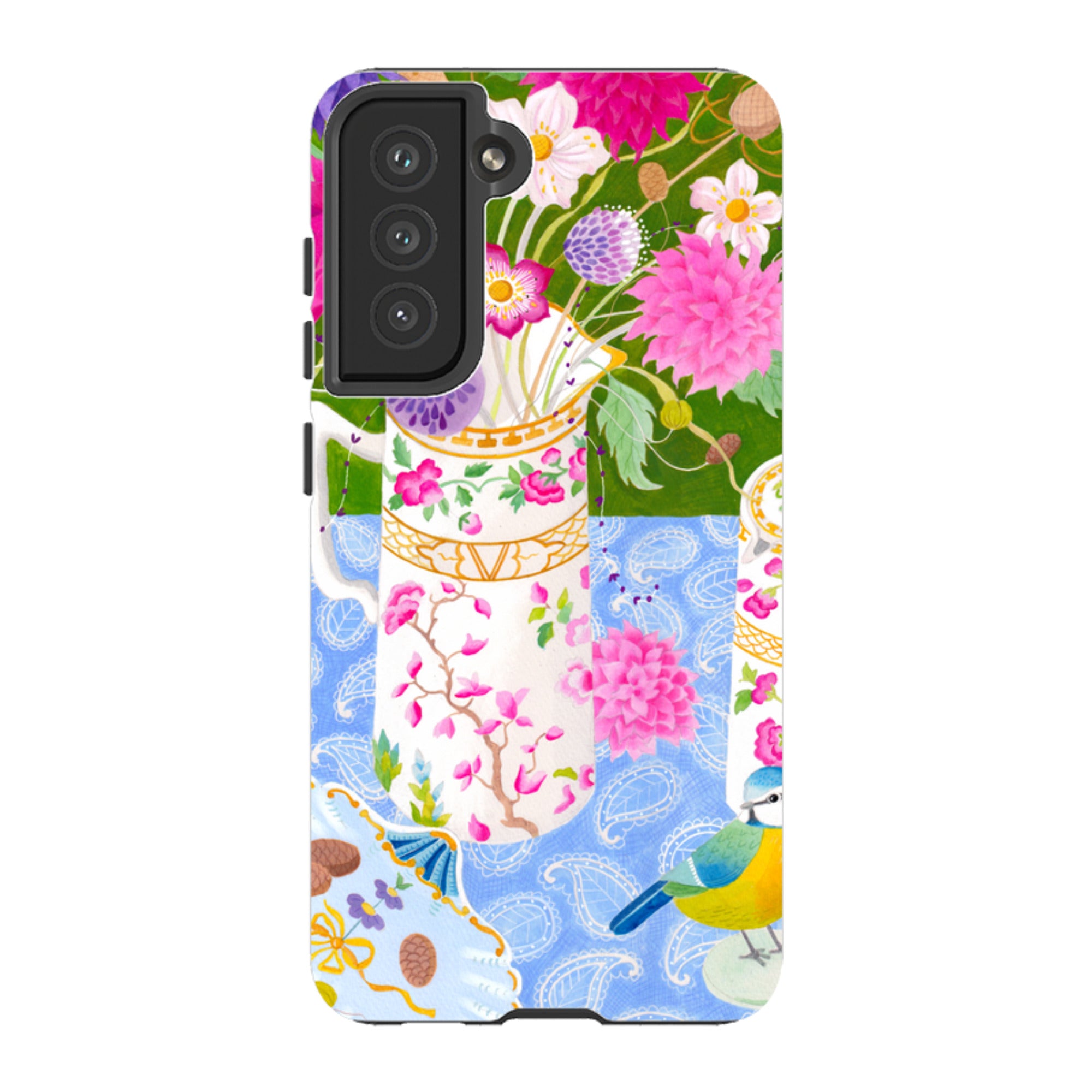 Samsung Tough Case - Dahlias By Bex Parkin