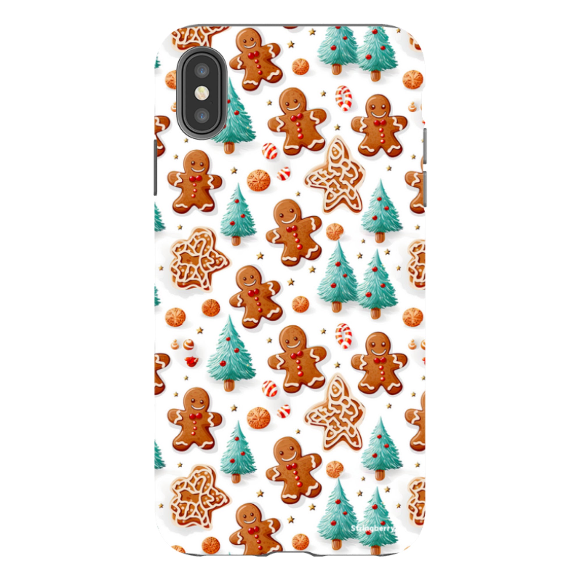 iPhone Tough Case - Ginger Bread Xmas