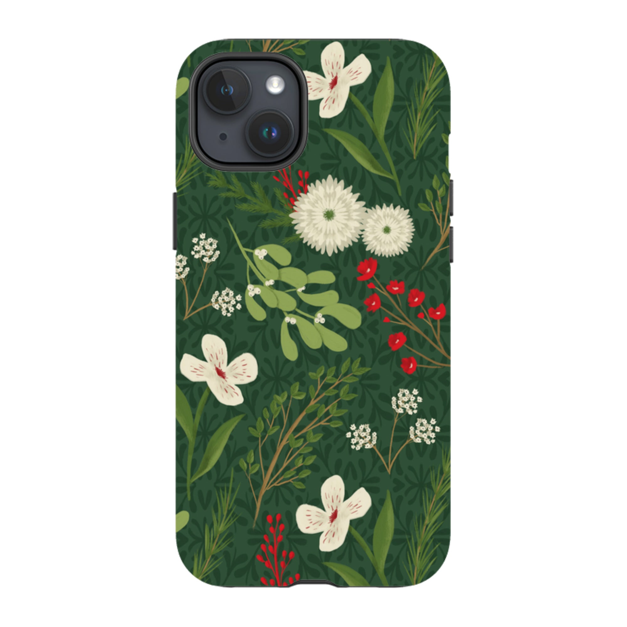 iPhone Tough Case - Holiday Foliage By Abby Jacobs
