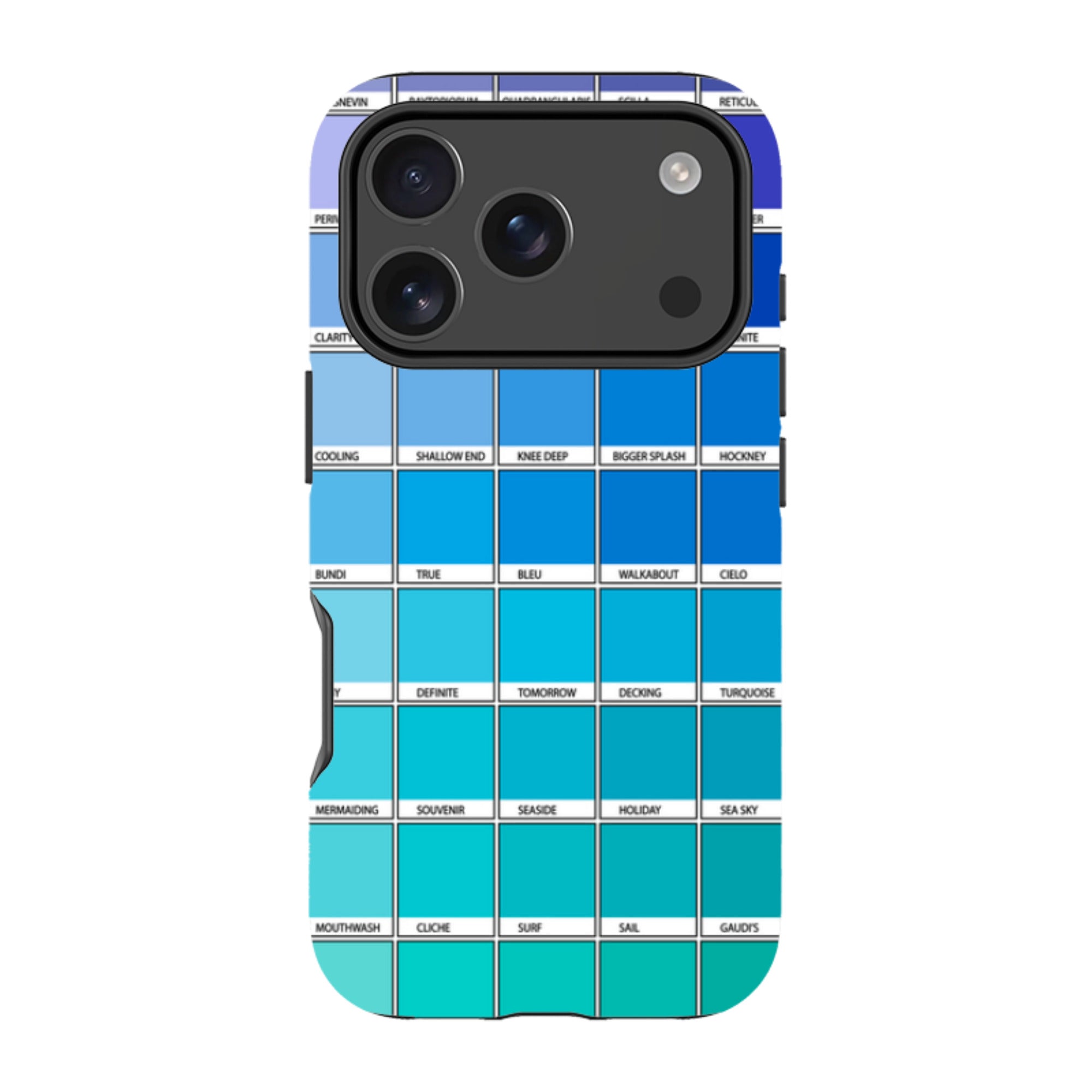 iPhone Tough Case - Blue Chromology By Kitty Joseph
