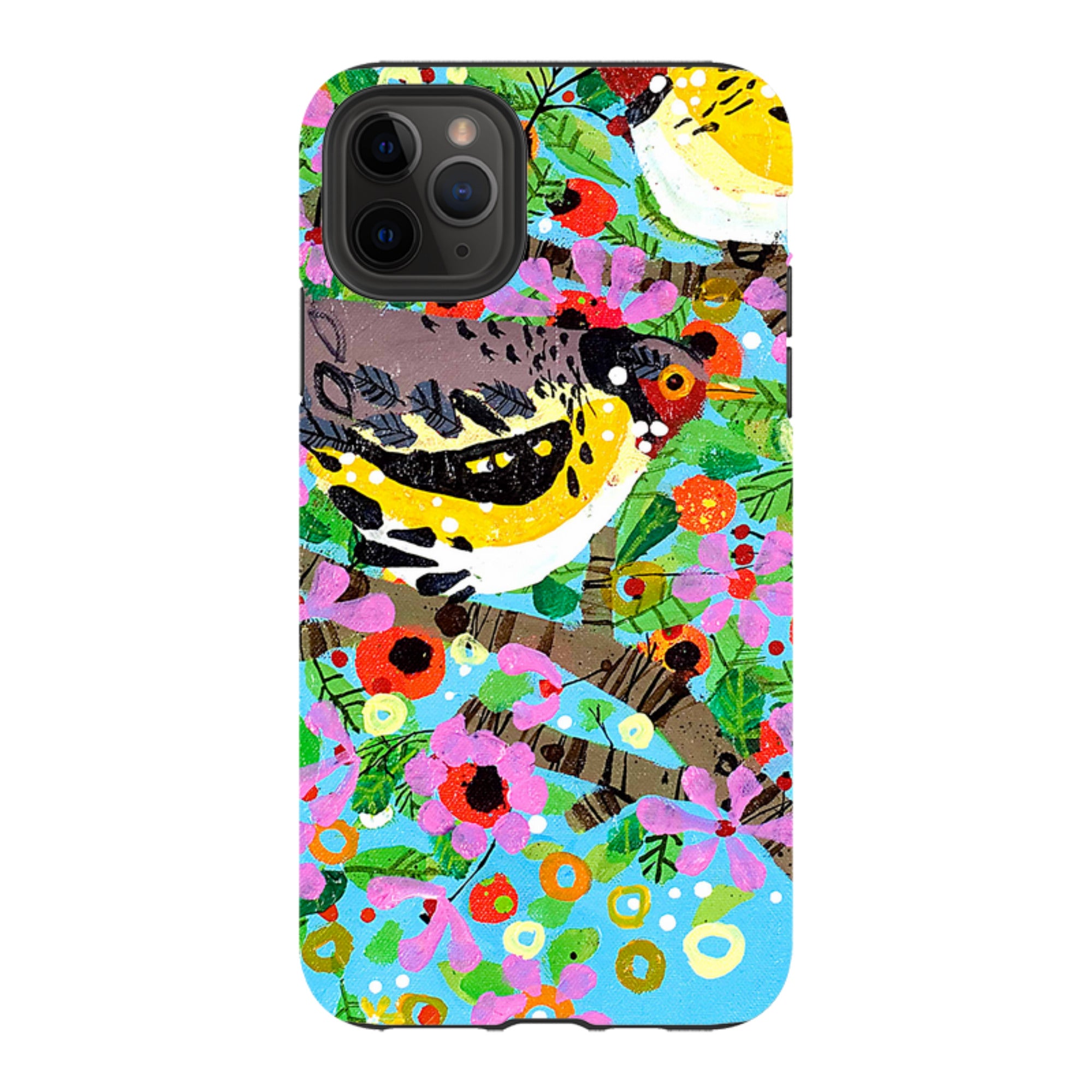 iPhone Tough Case - Finches By Claire West