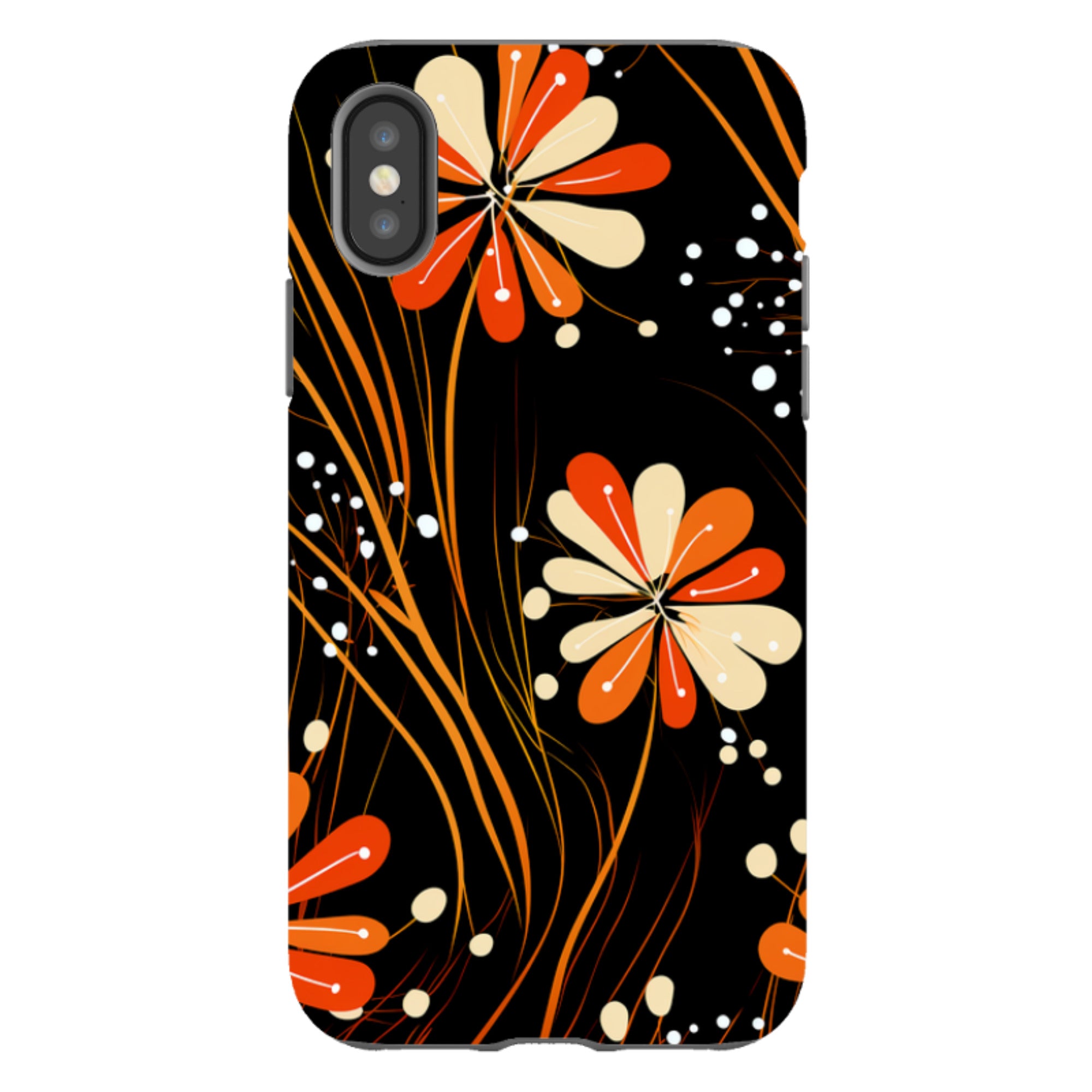 iPhone Tough Case -Floral Stars