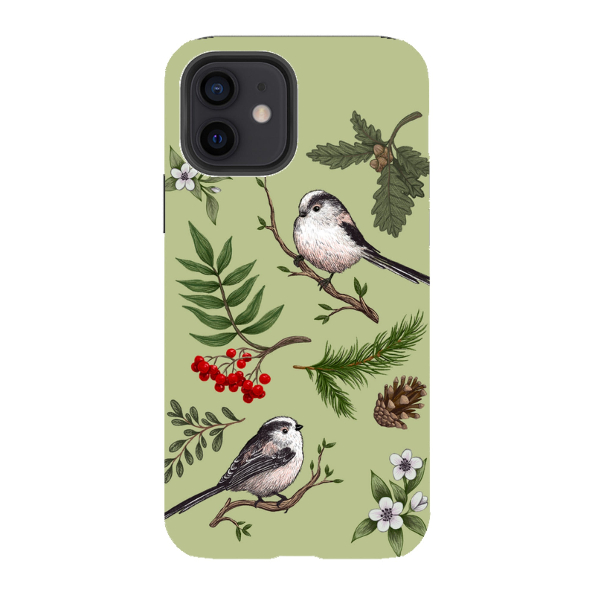 iPhone Tough Case - Longtail Tits By Anna Stead