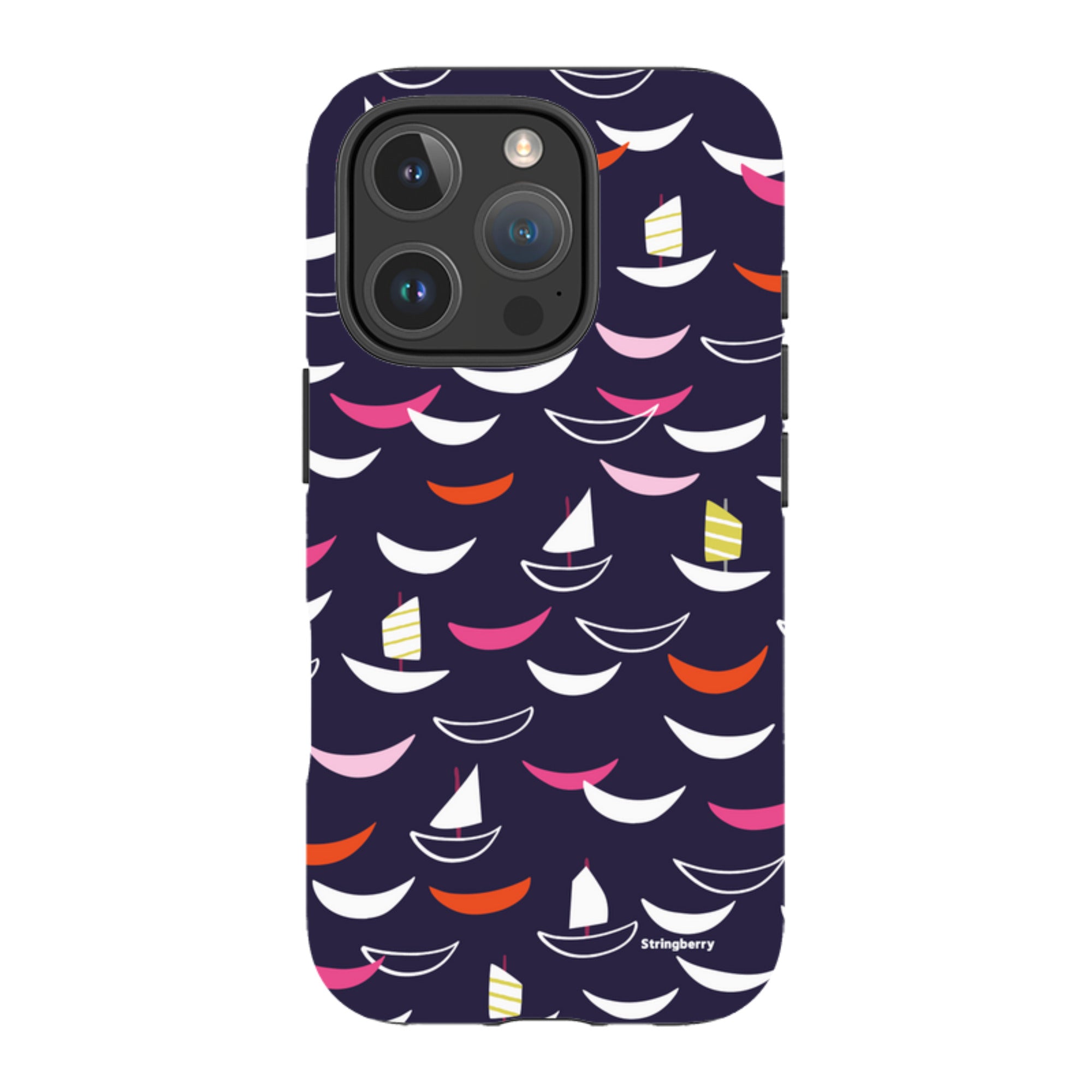 iPhone MagSafe Tough Case -  Little Boats By Ali Brookes