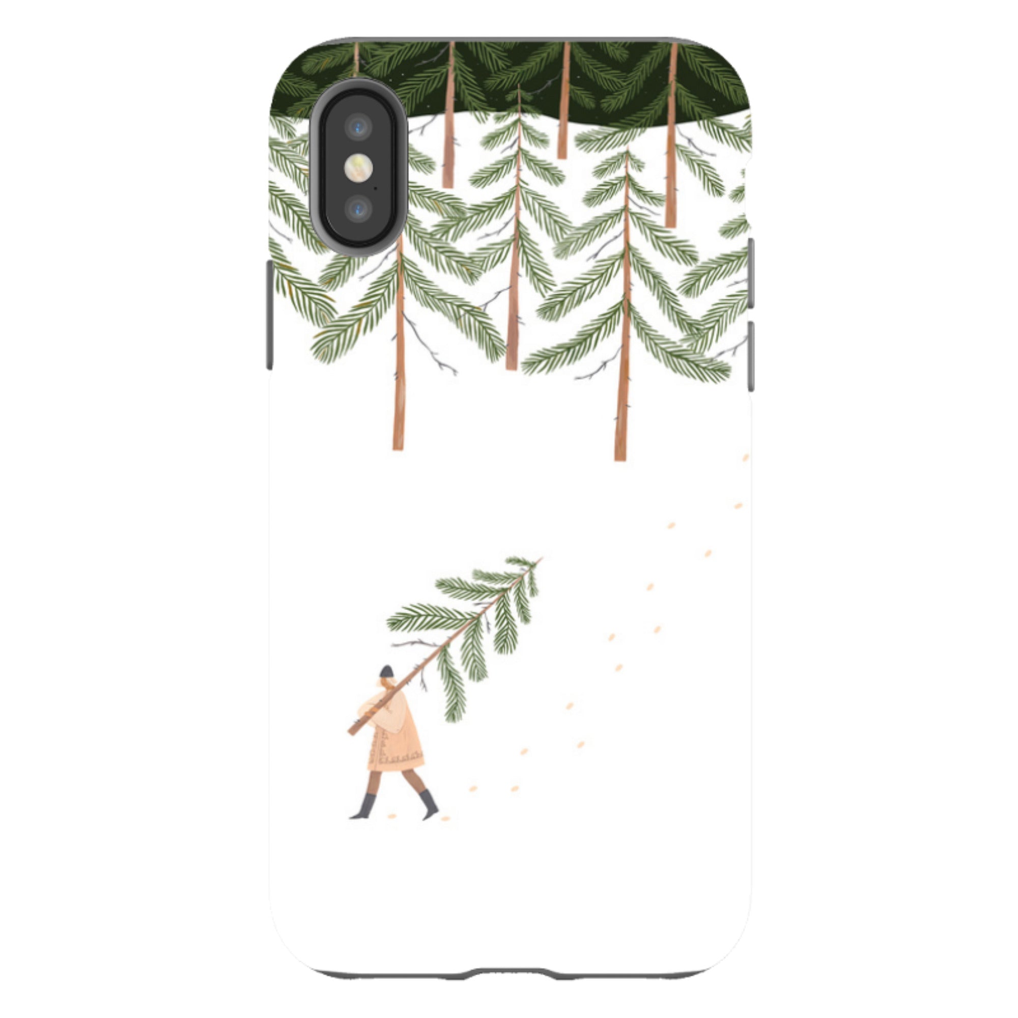 iPhone Tough Case - Coming Home For Christmas By Madalina Andronic