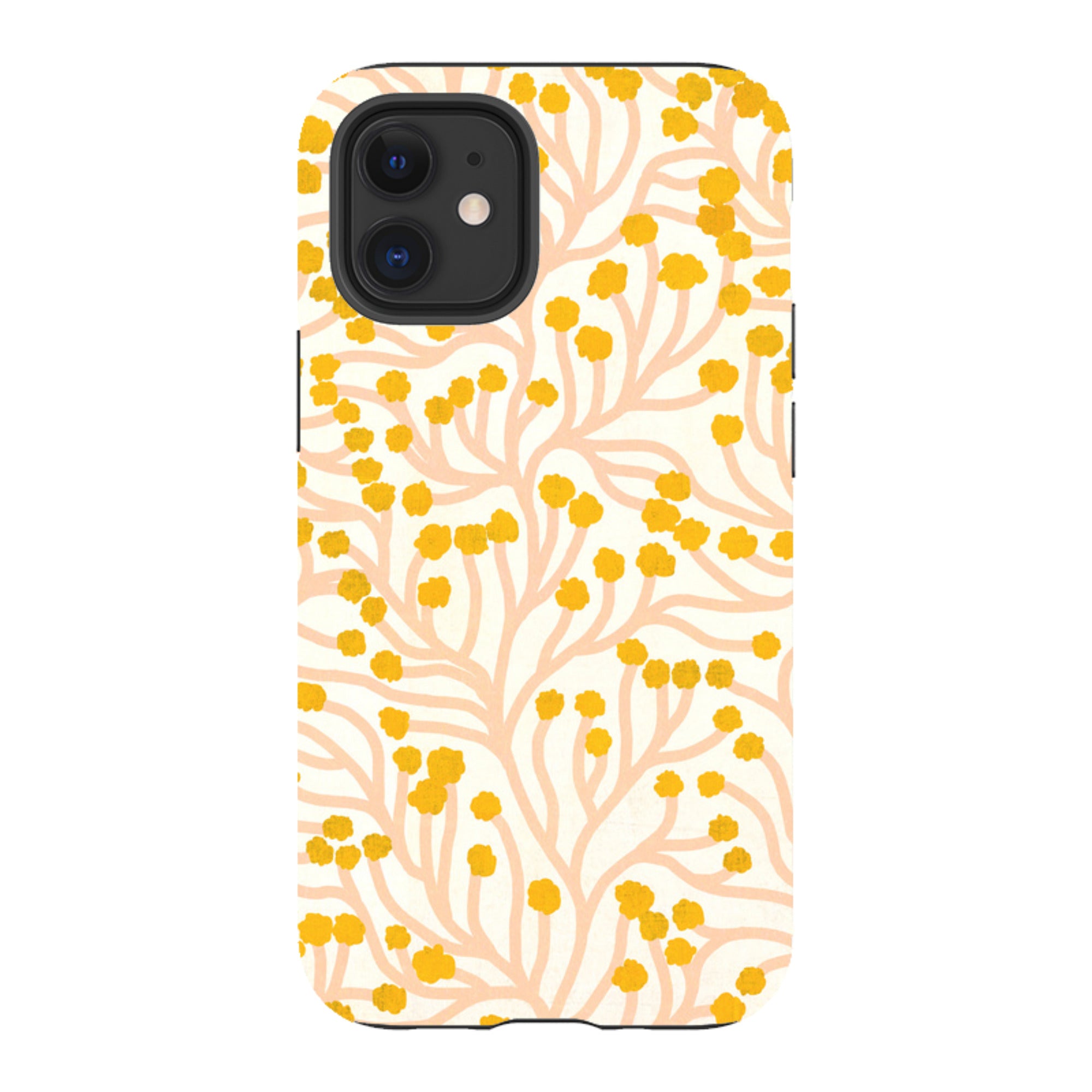 iPhone Tough Case - Vine Pink And Ochre By Katherine Quinn