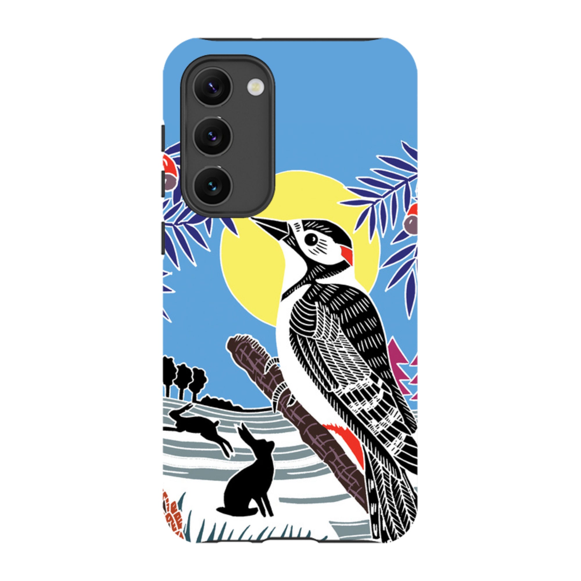 Samsung Tough Case - Woodpecker Yellow By Kate Heiss
