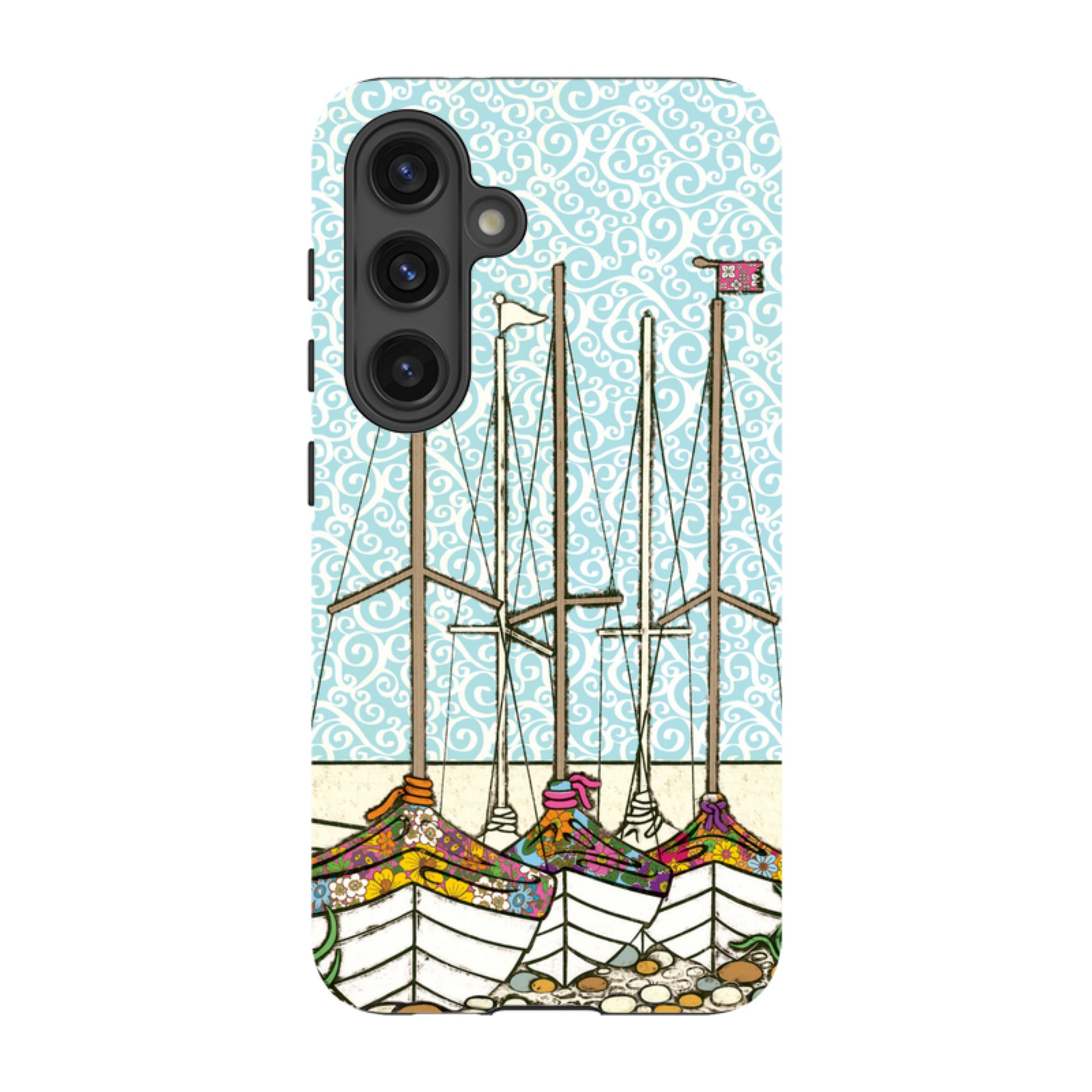 Samsung Tough Case - Boats At Rest By Amelia Bowman