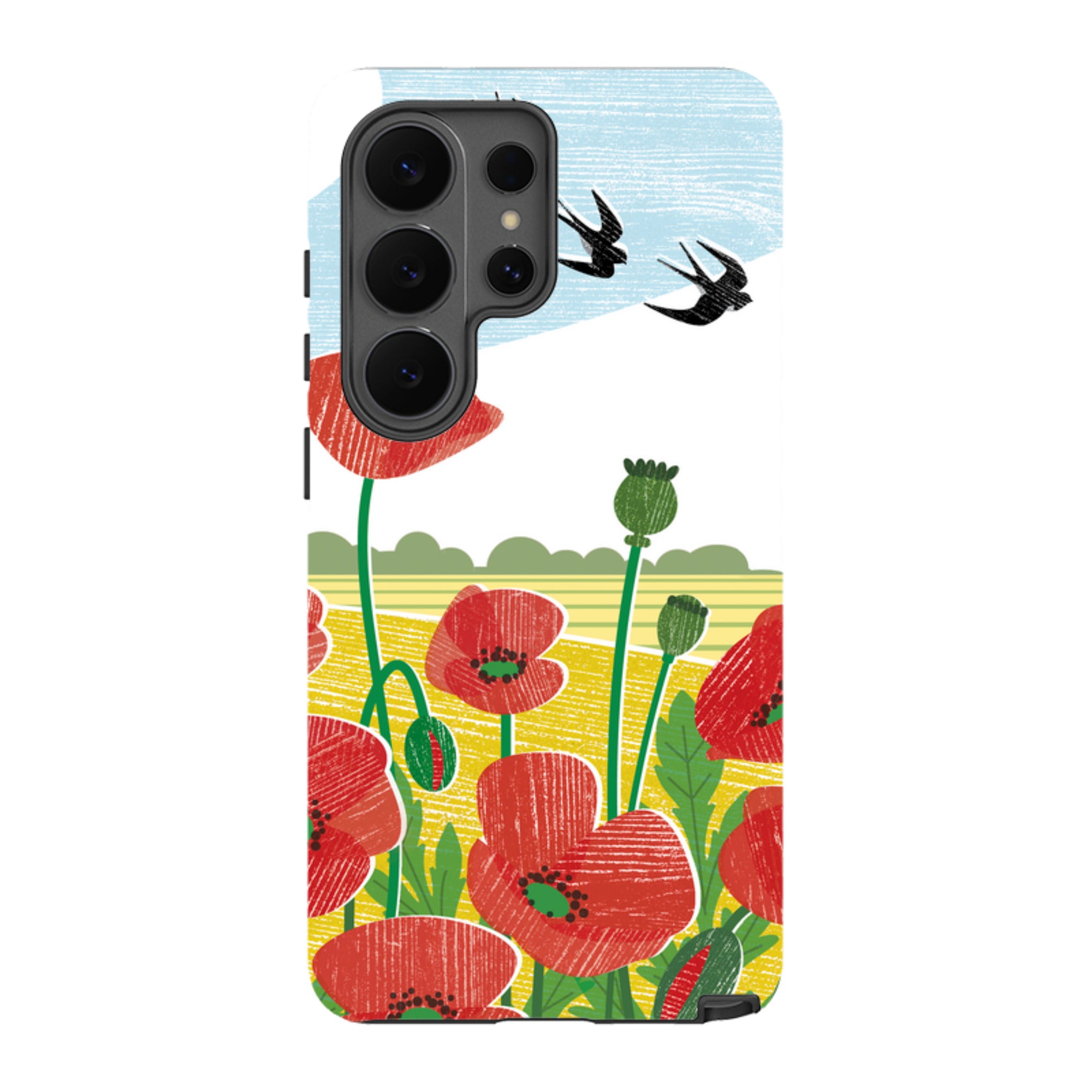 Samsung Tough Case - Poppy Fields By Liane Payne