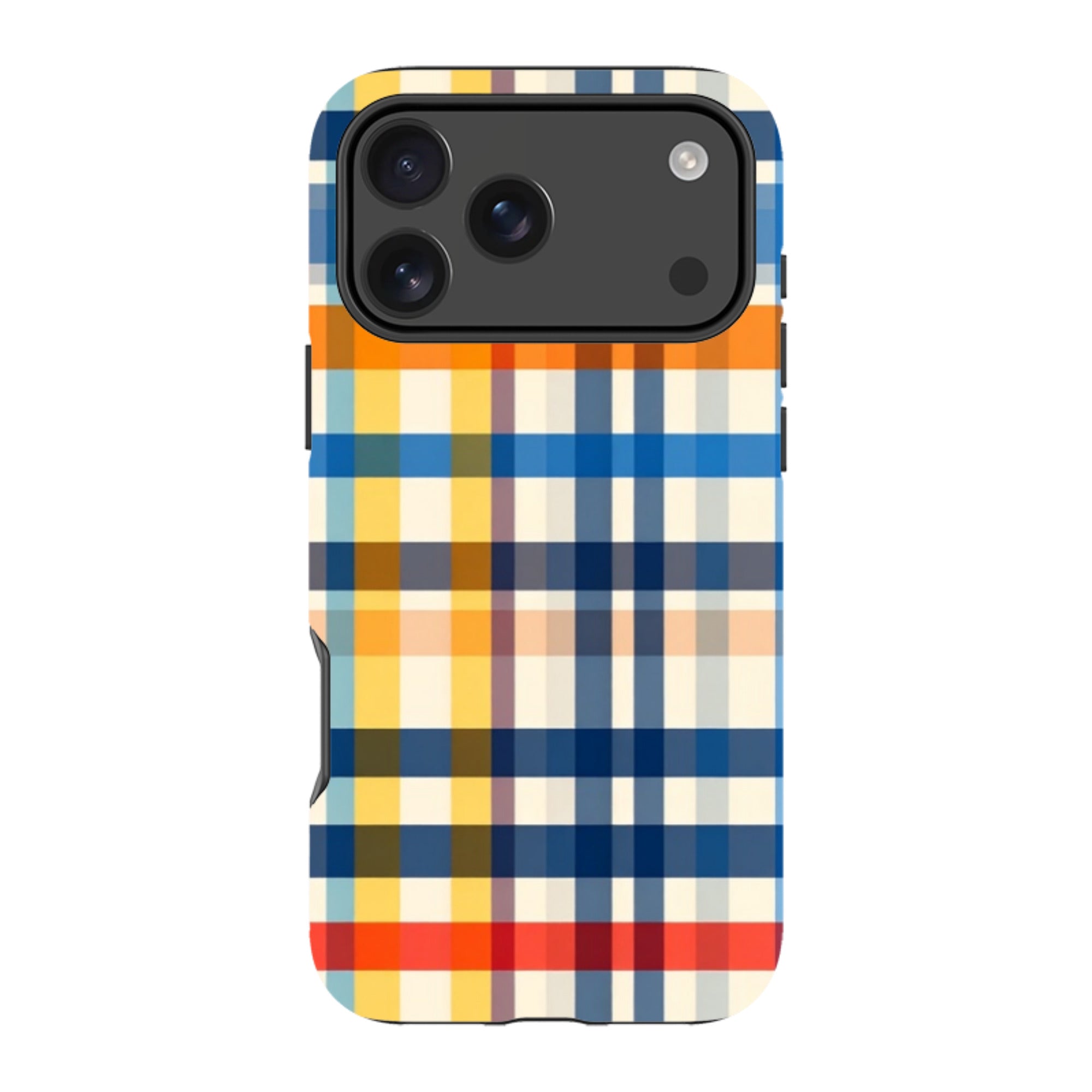 iPhone Tough Case - Barcelona Gingham