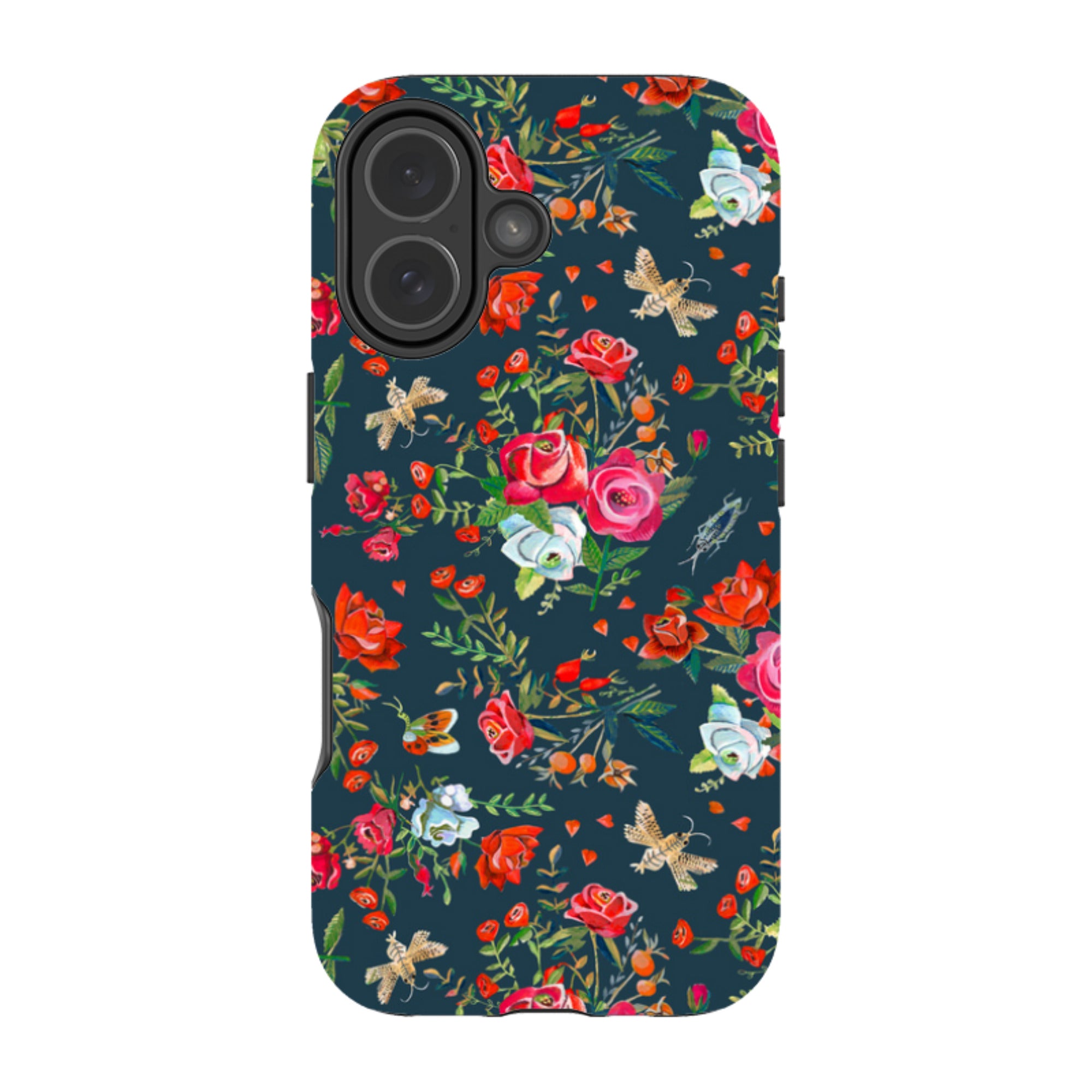 iPhone MagSafe Tough Case -  Blue Roses By Caroline Bonne Muller