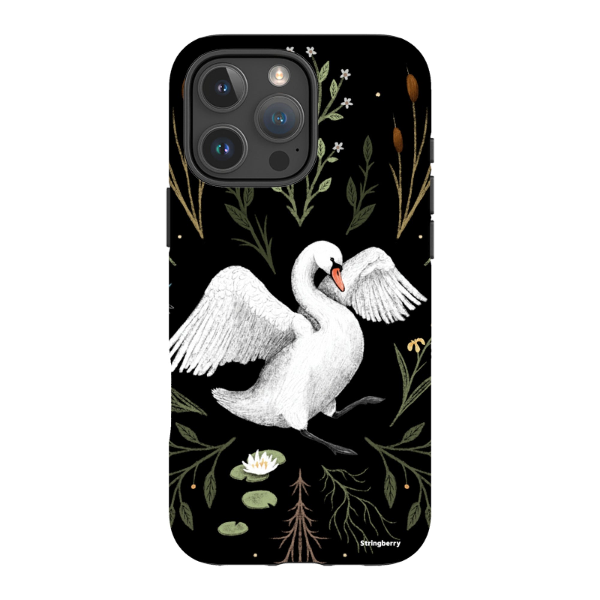 iPhone MagSafe Tough Case -  Swan By Anna Stead