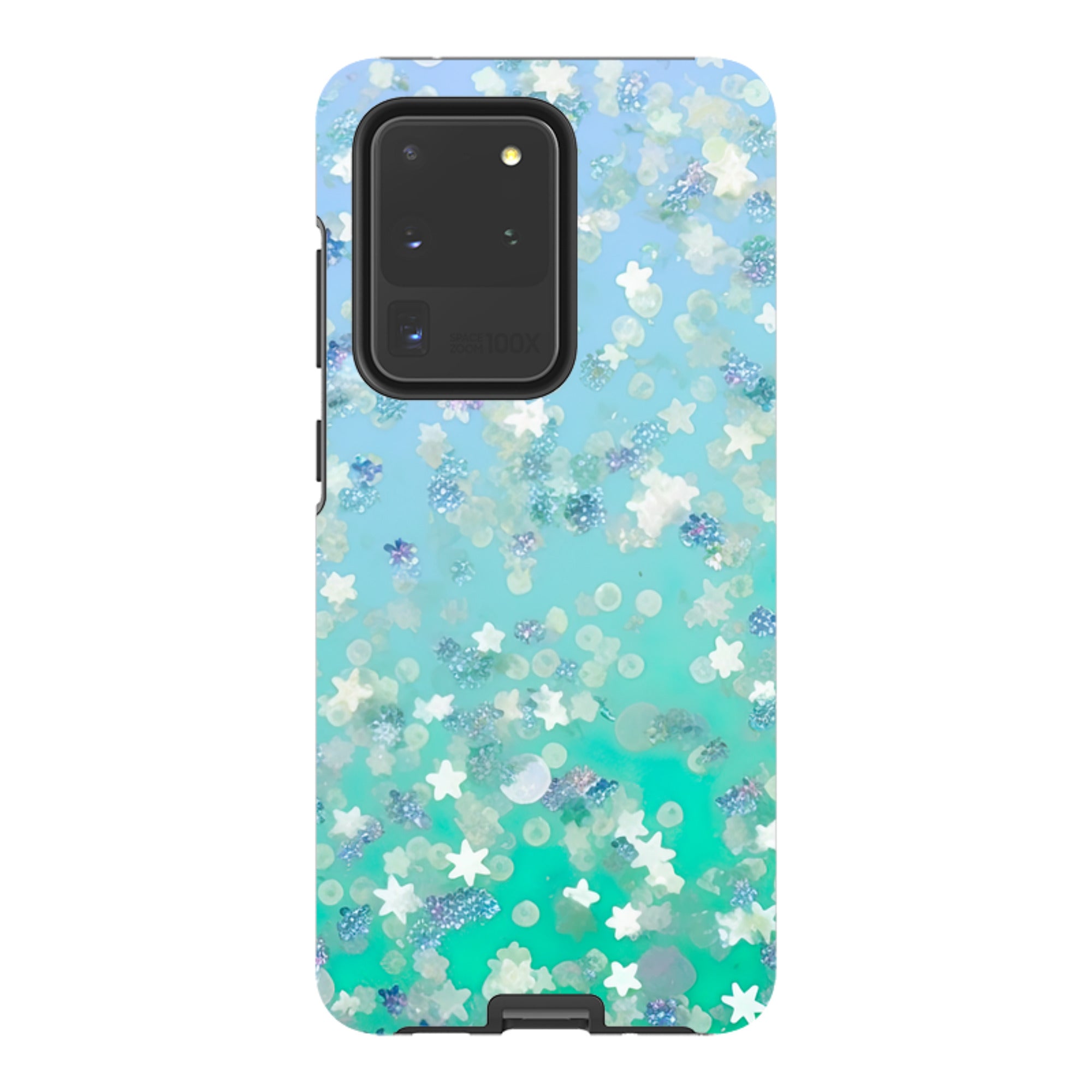 Samsung Tough Case - Green Stars