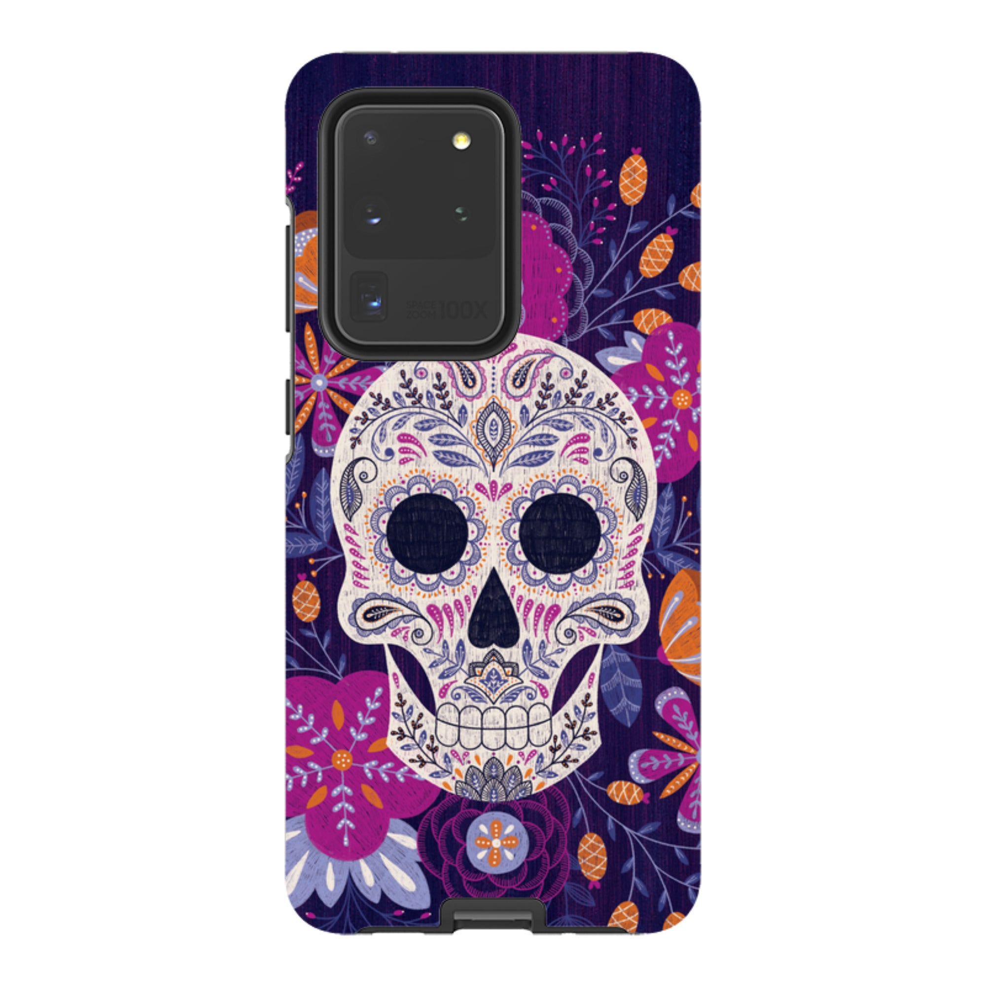 Samsung Tough Case - Sugar Skull By Jenny Zemanek